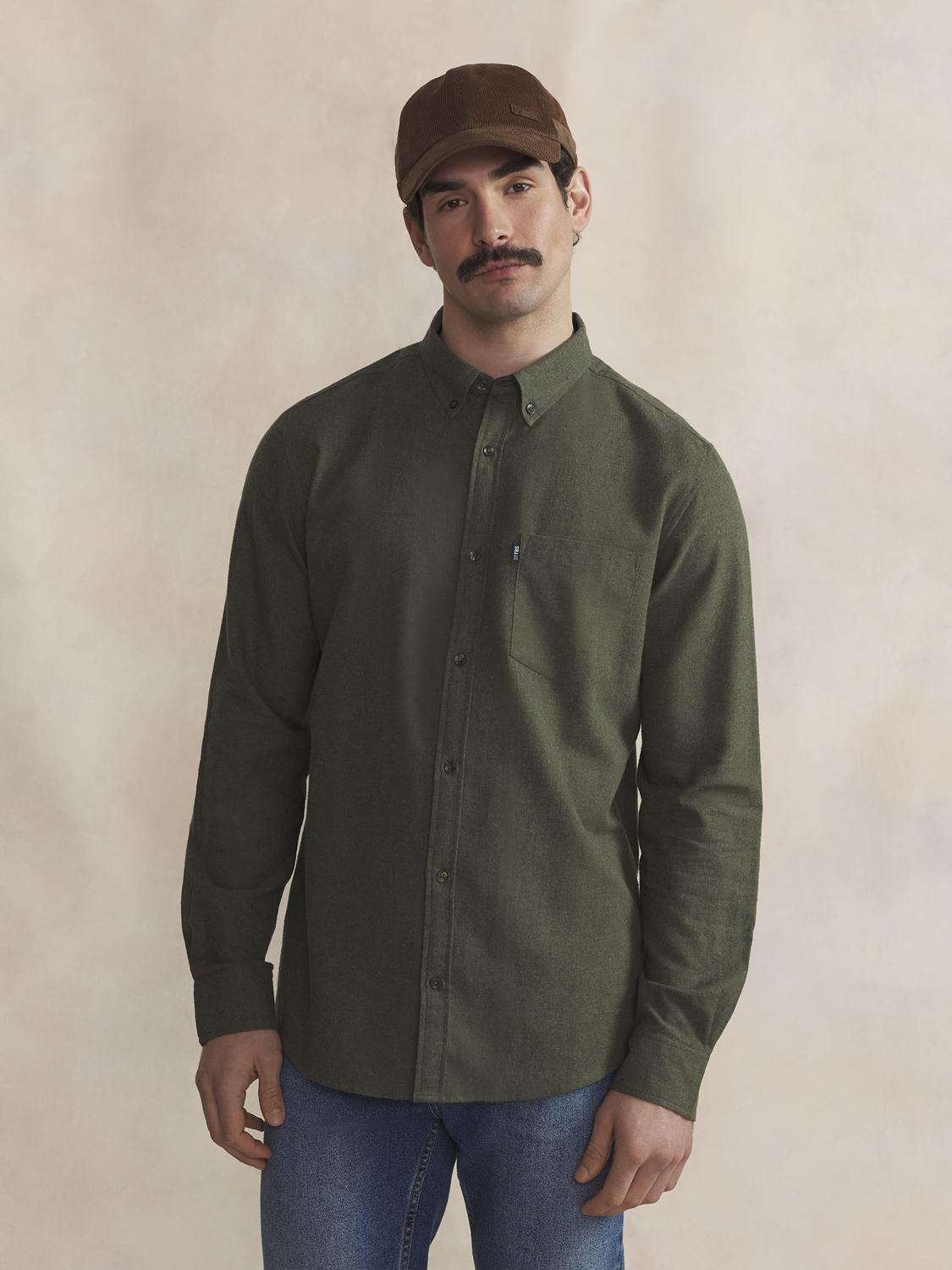 Chemise Homme Flanelle Lichen BERLICHE