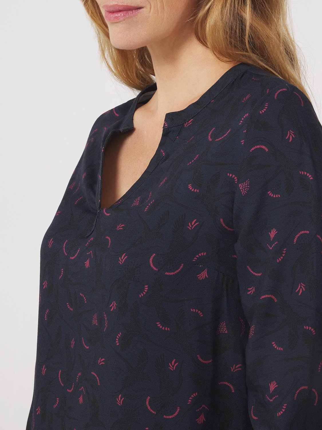 Blouse Femme Manches Longues Motif Marine PAJARMIS