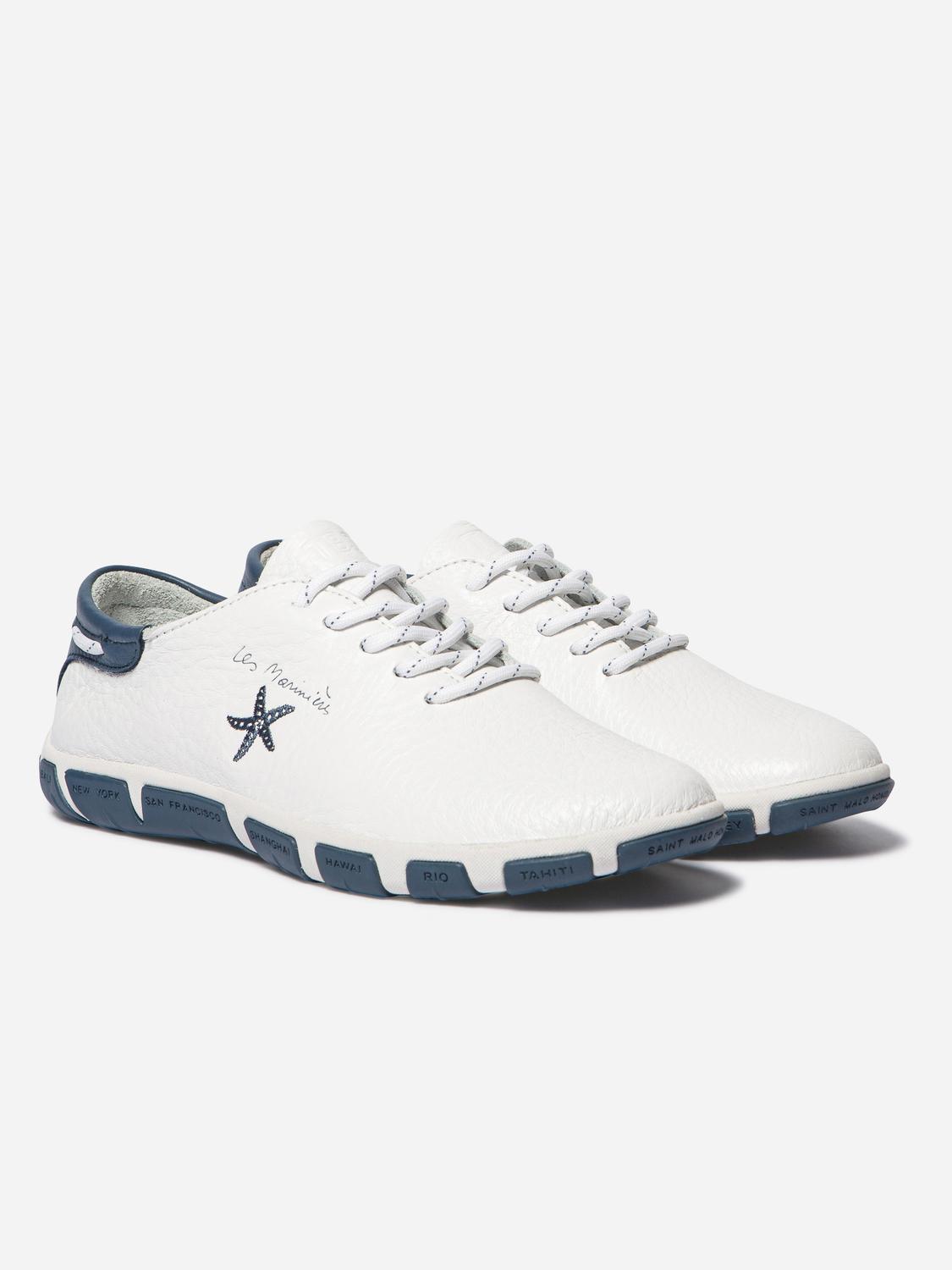 Tennis en cuir femme regate etoile JAZARU