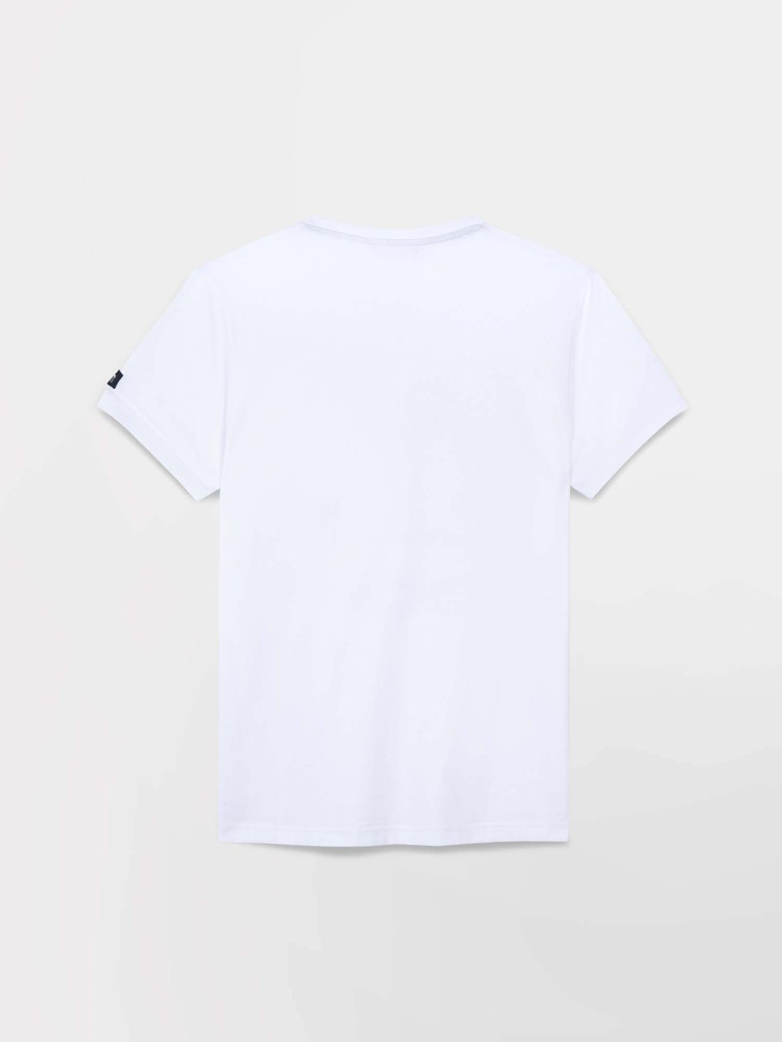 Tee Shirt Homme Print Bateau Coton Biologique Blanc