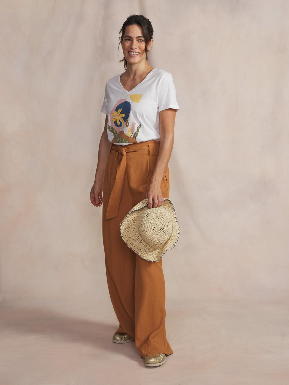 Tee-shirt en maille femme arctique SABBATEE