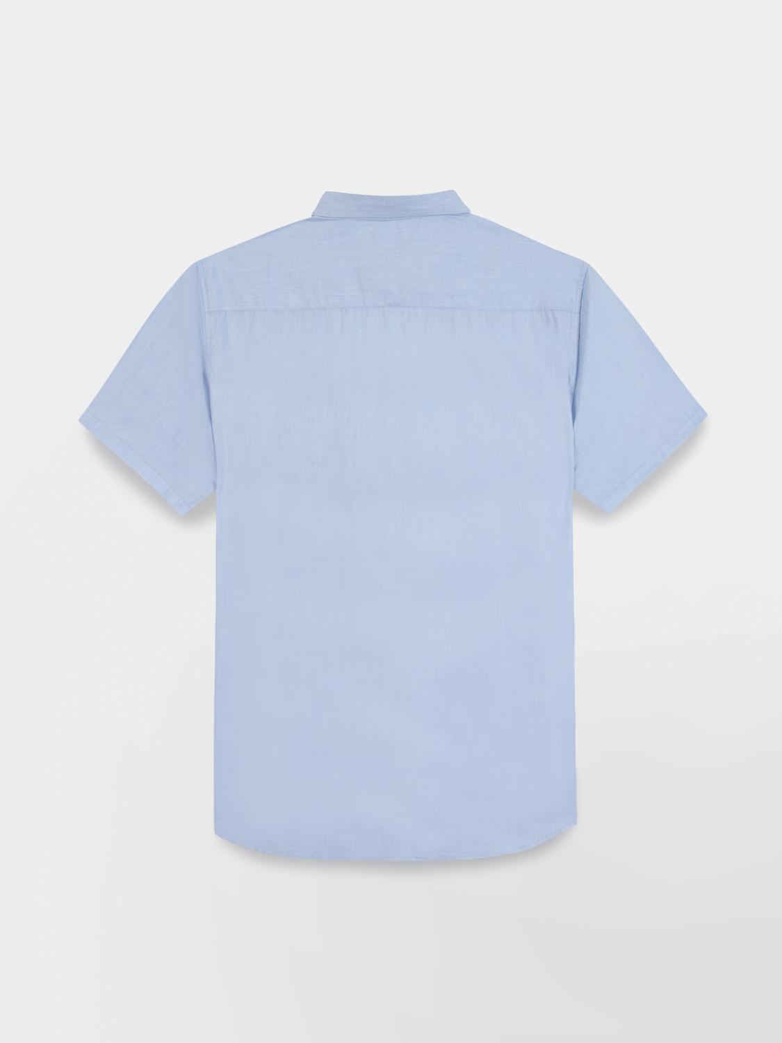 Chemise homme manche courte bleu TYRONCHA