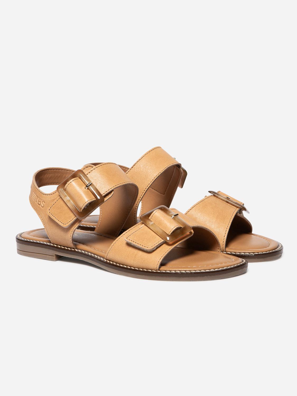 Sandales plates femme cuir ABIGAEL