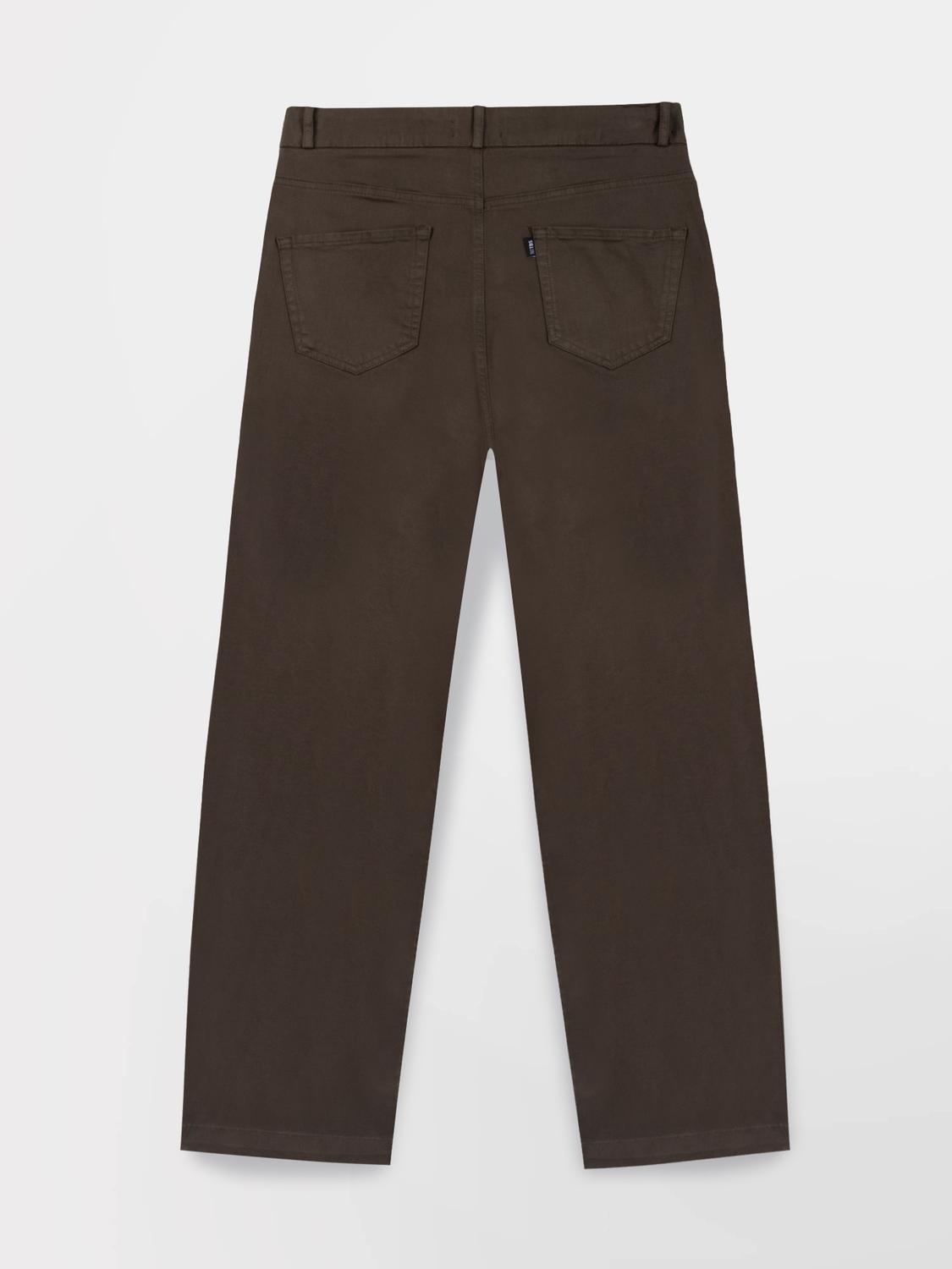 Pantalon Femme Gabardine Brun SINTAPAN