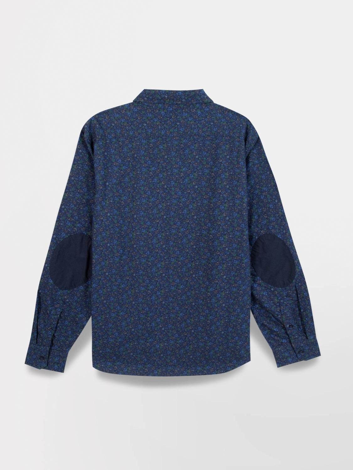 Chemise Manches Longues Bleu JANAVCHE Chemise Manches Longues Bleu JANAVCHE