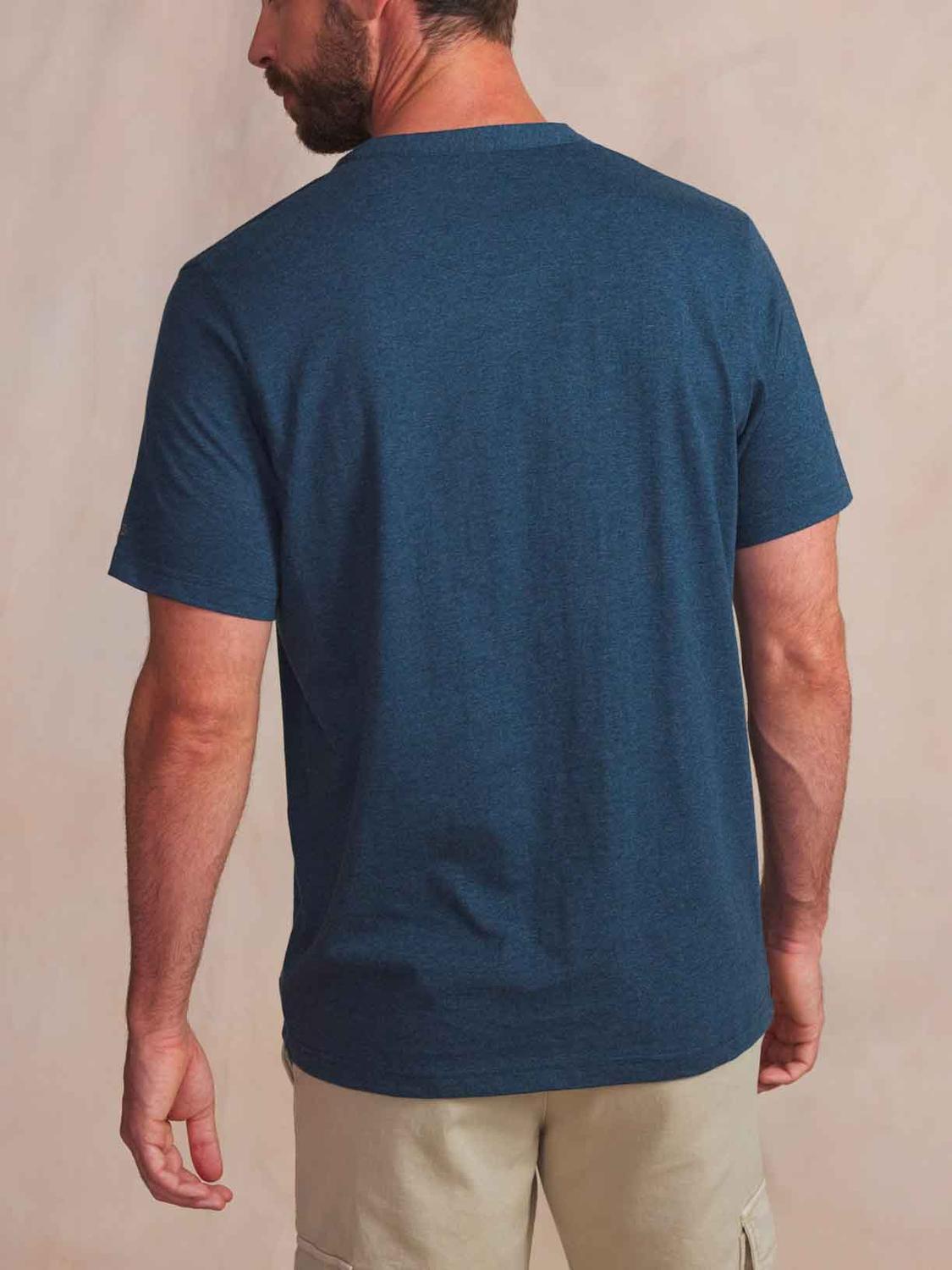 Tee-shirt en maille homme navy BLAKETEE