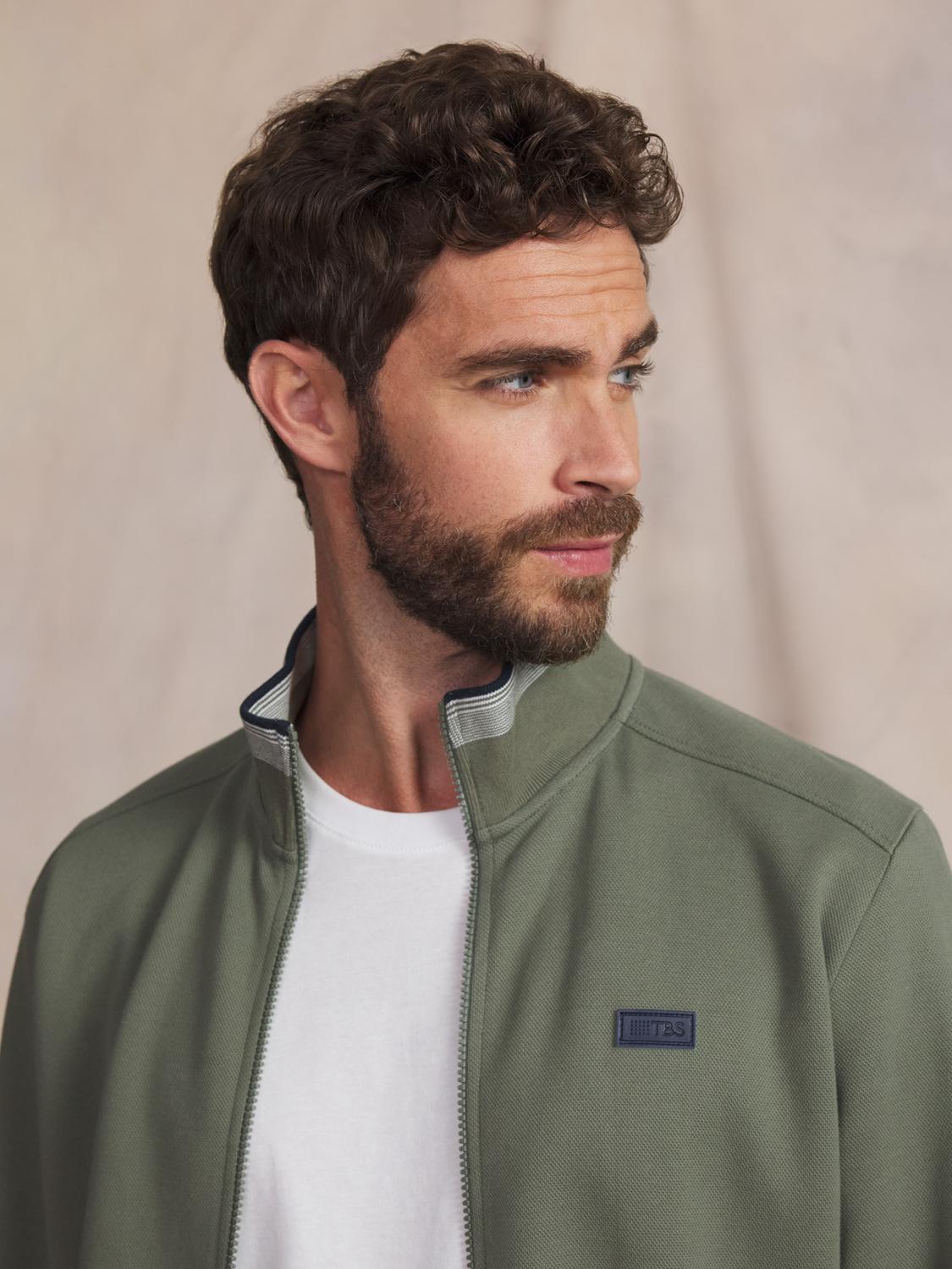 Sweat homme kaki LEANNGIL