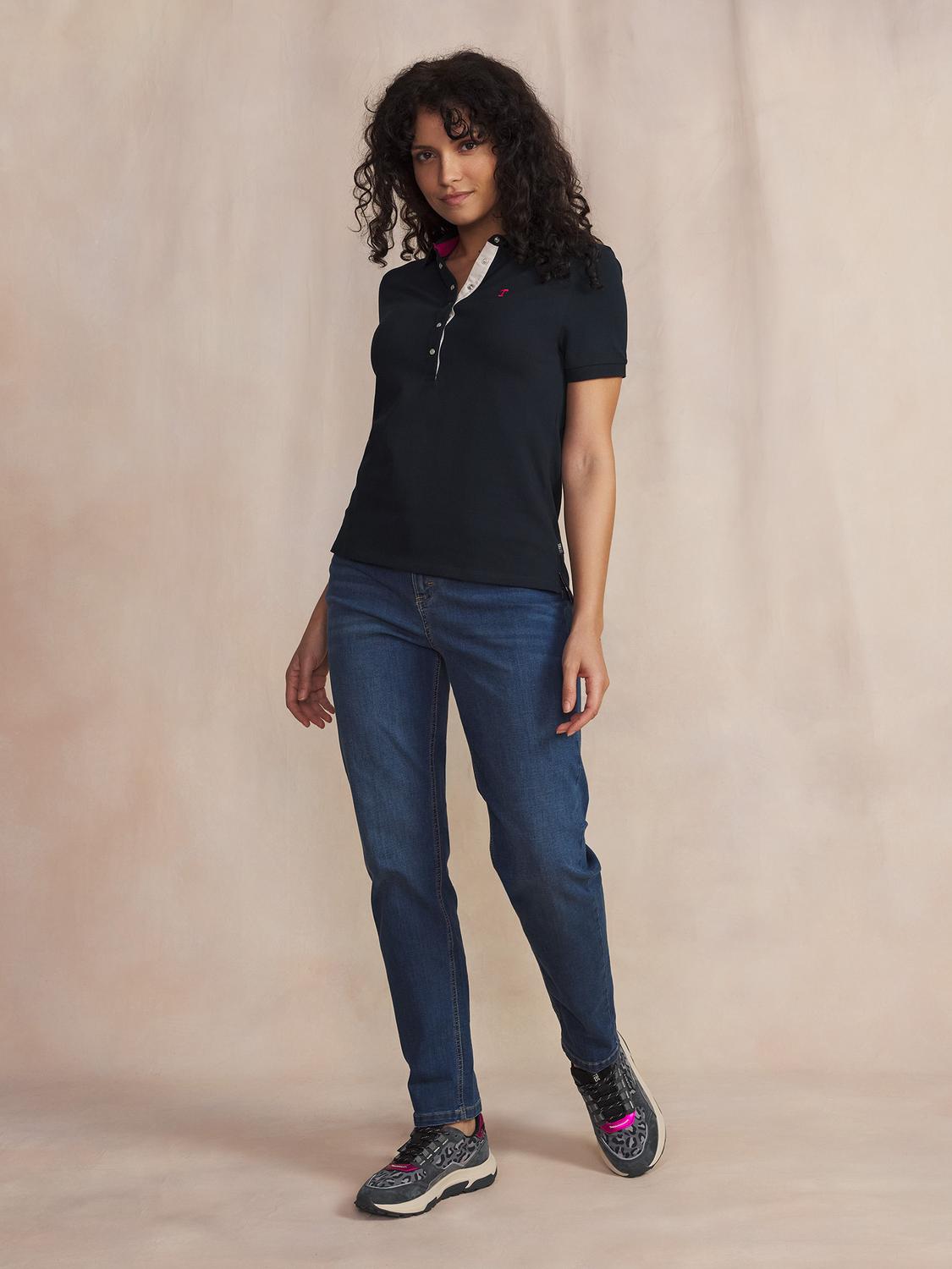 Polo Manches Courtes Bleu LEYLAPOL
