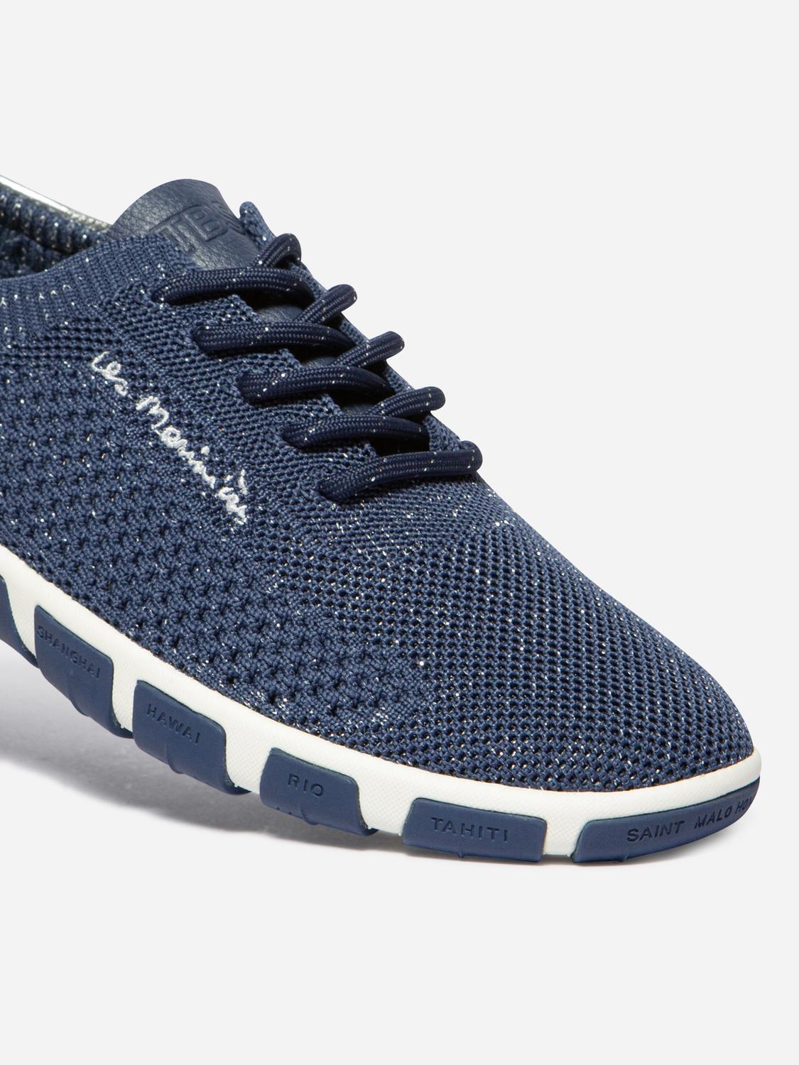 Tennis en toile femme chine regate et silver JAZARIA