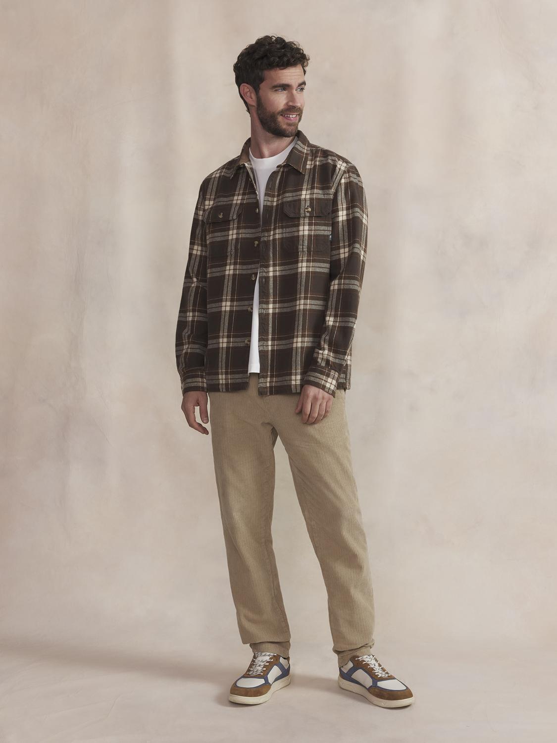 Chemise Homme Coton Bois GAREKSUR