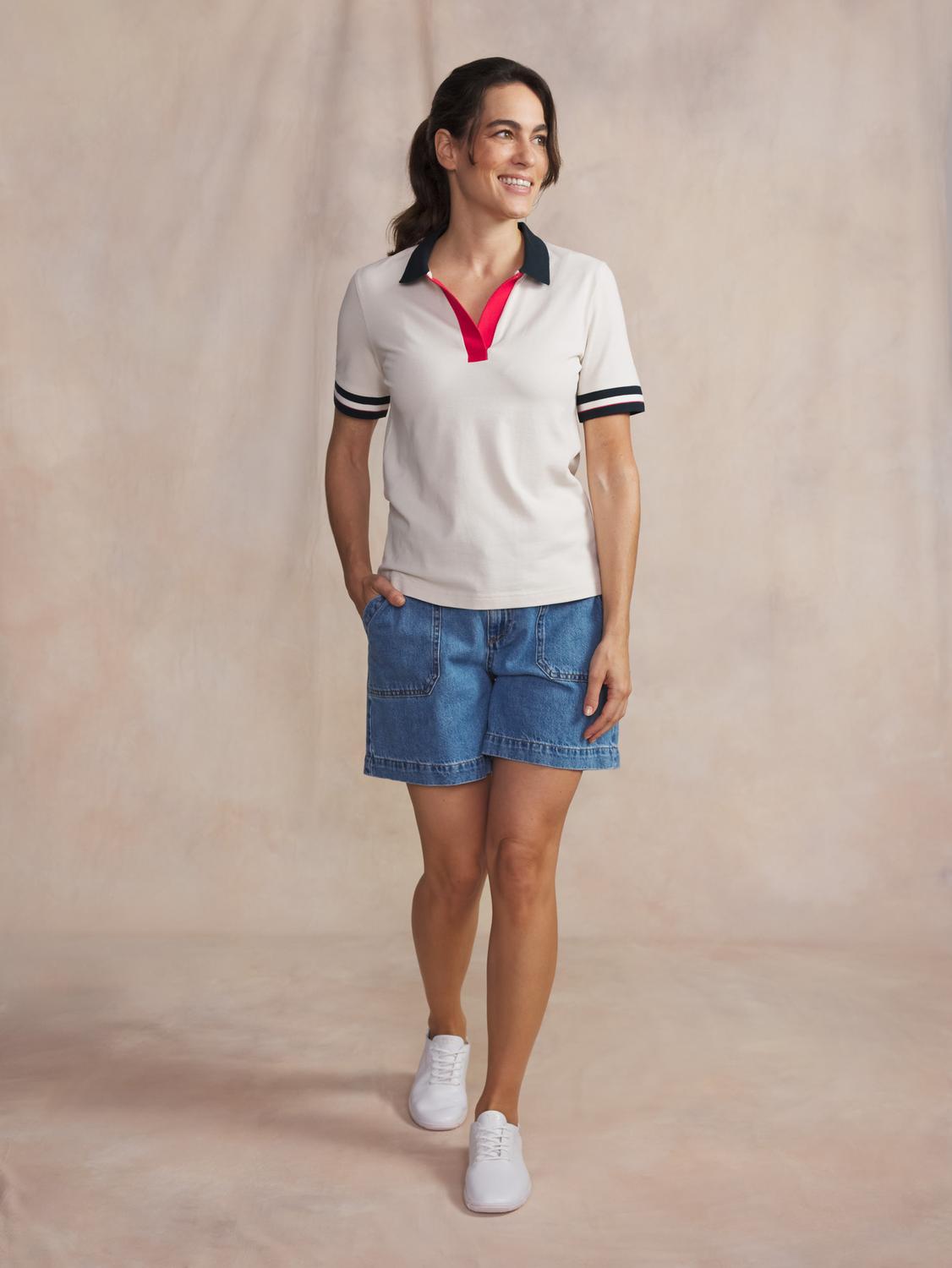 Polo femme craie MAGGYPOL