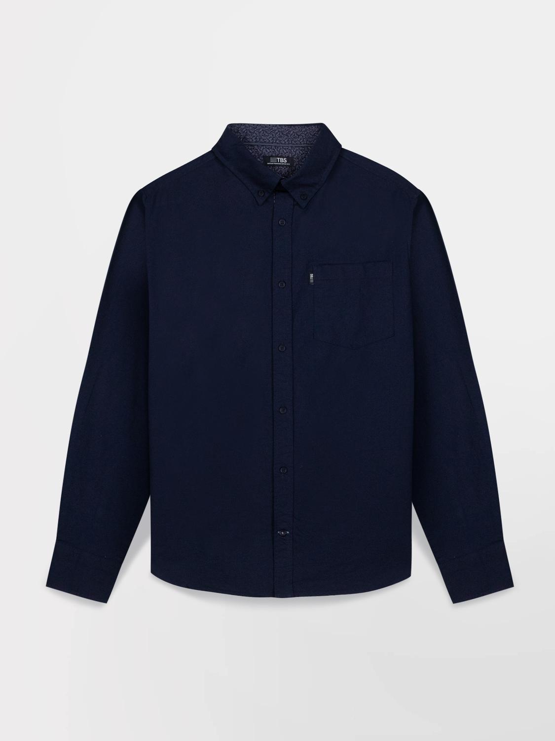 Chemise Homme Coton Marine LYKUSCHE
