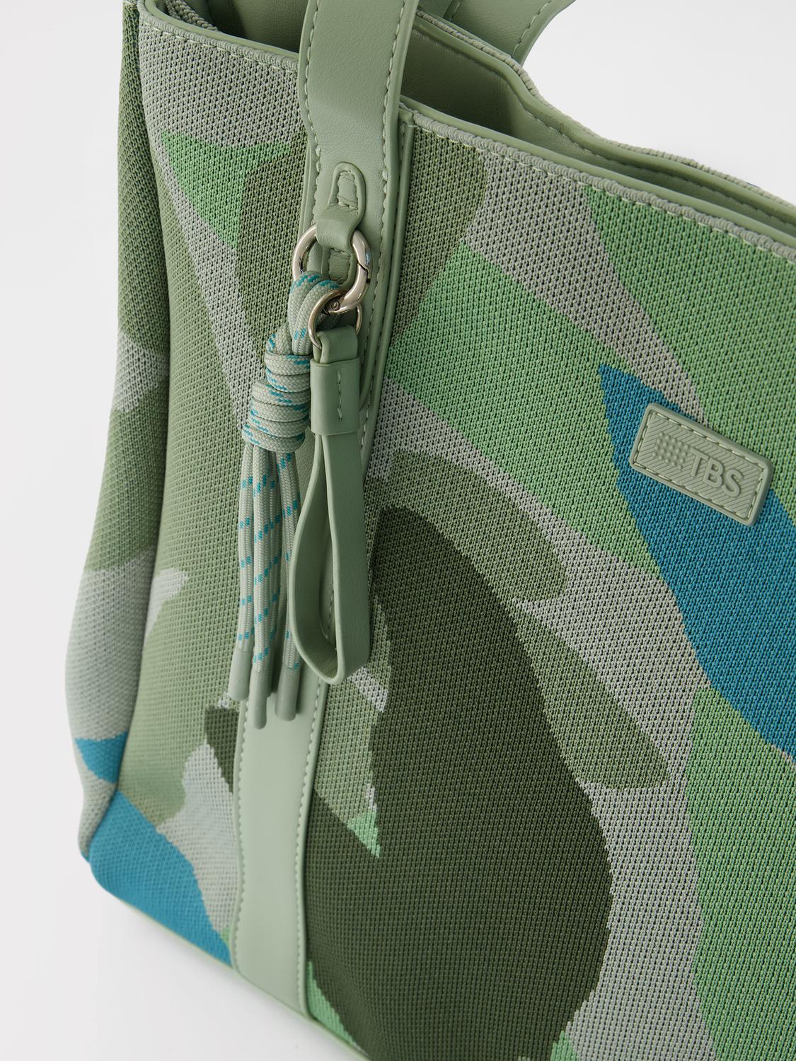 Sac cabas femme feuille argile JAZOVER