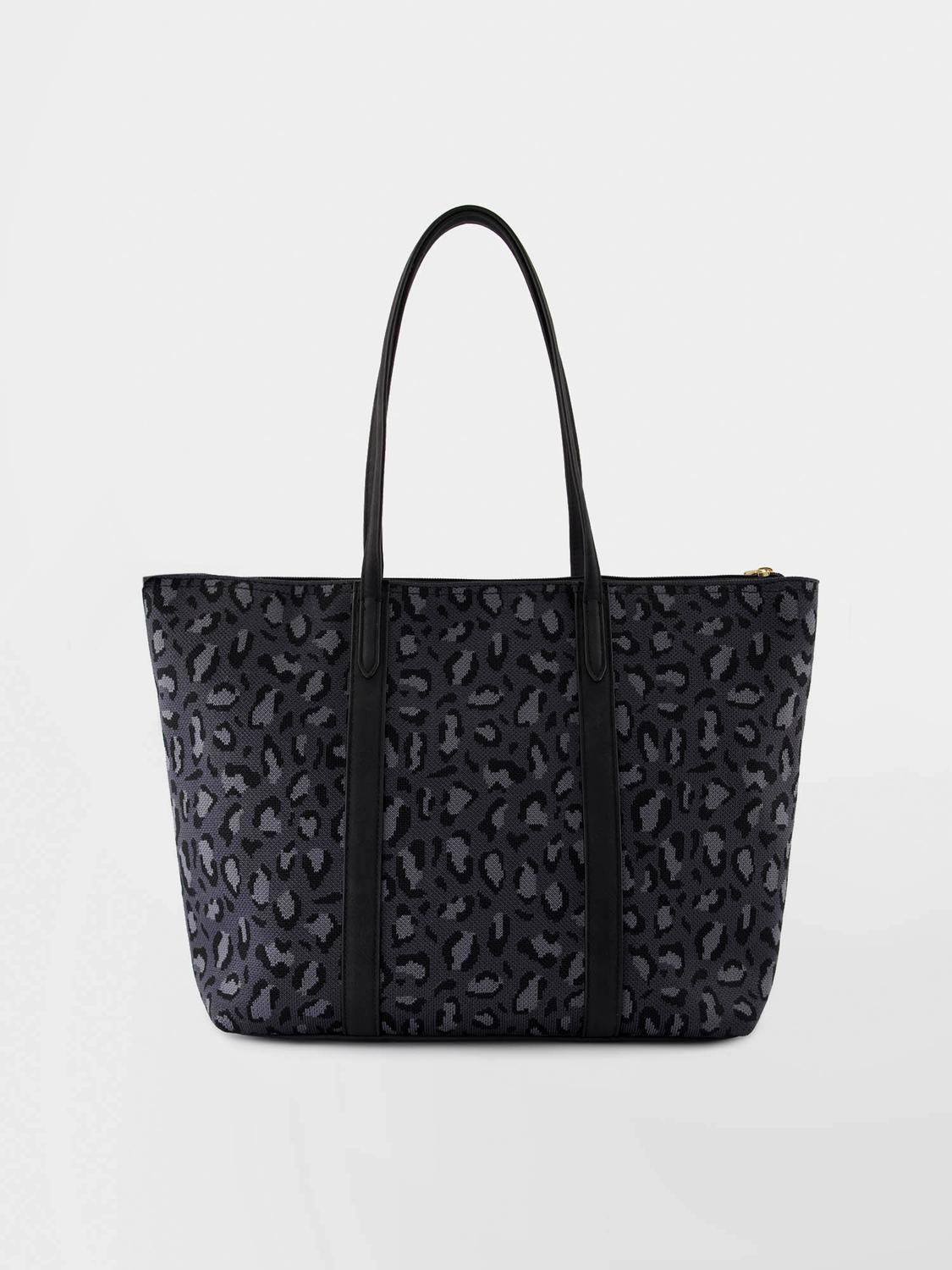 Sac Cabas Femme Knit Recyclé Noir JAZACABA Sac Cabas Femme Knit Recyclé Noir JAZACABA