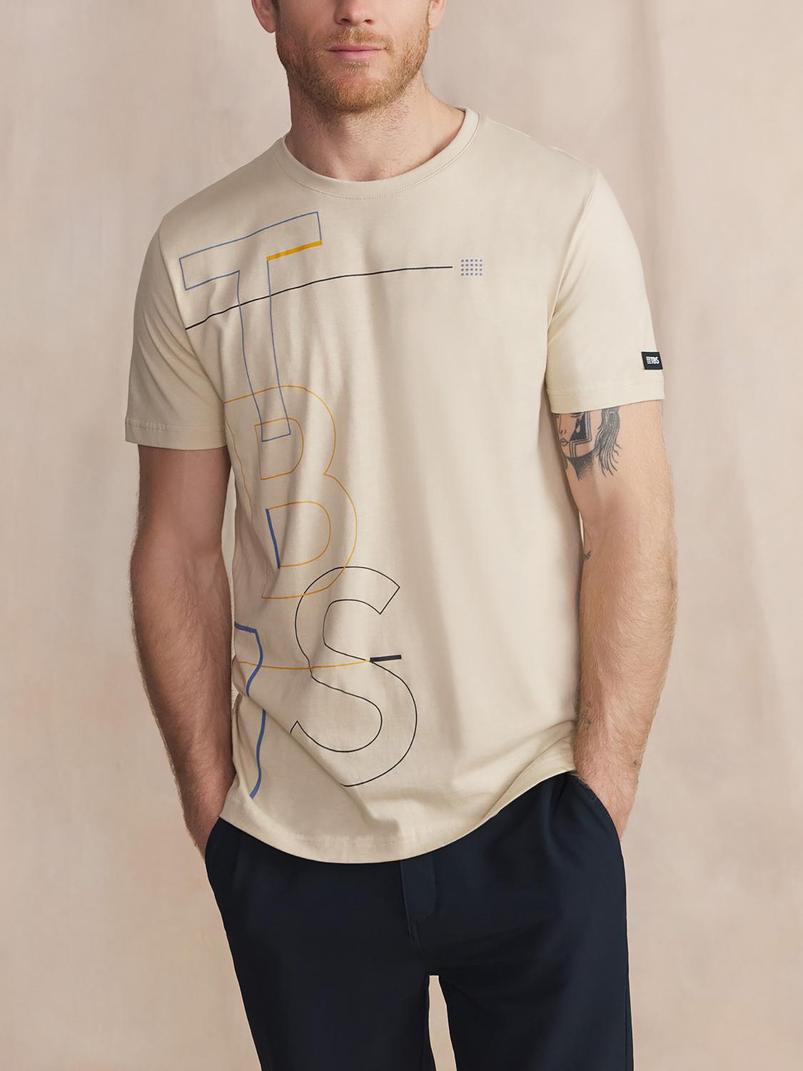 T-Shirt Manches courtes Chaux Manches Courtes Beige JAMAITEE