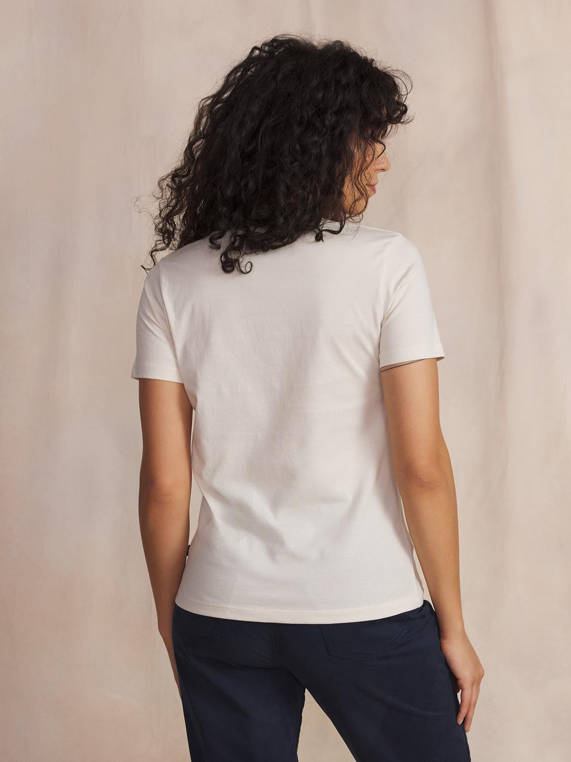 Tee Shirt Craie Manches Courtes Blanc MELBATEE Tee Shirt Craie Manches Courtes Blanc MELBATEE