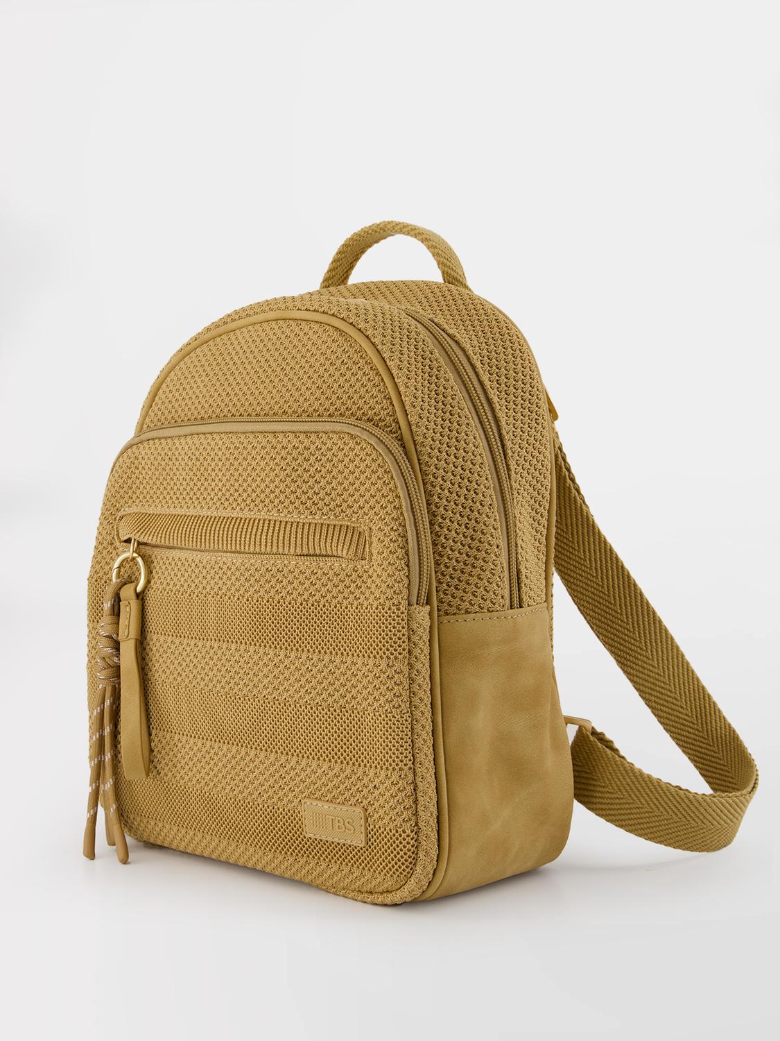 Sac à dos Femme Knit Recyclé Café JAZABAG