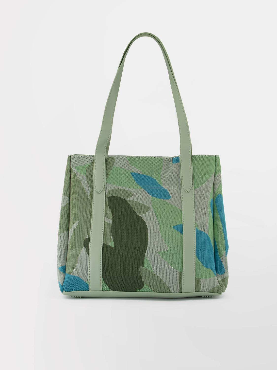 Sac cabas femme feuille argile JAZOVER