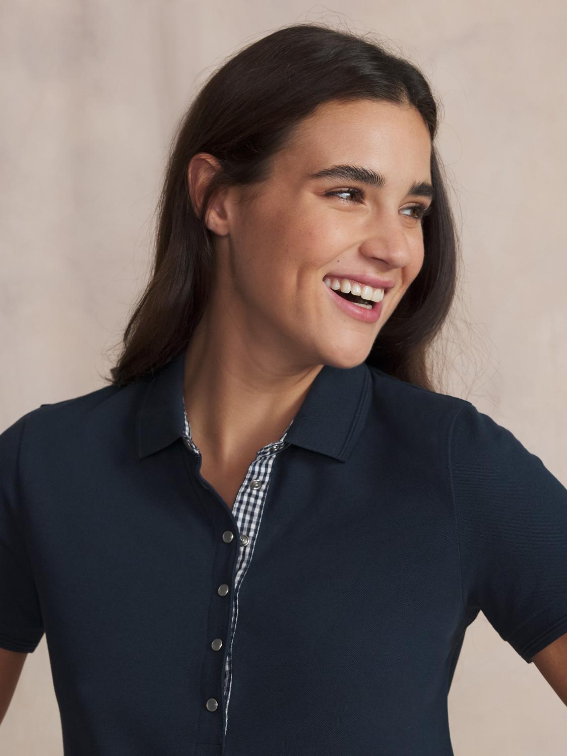 Polo femme navy LIZZIPOL