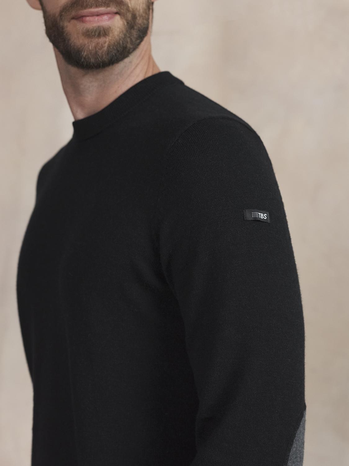 Pull Homme Noir MALIKRON