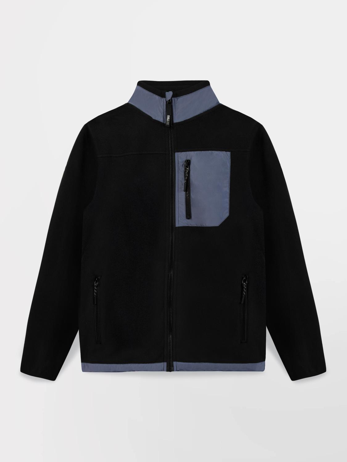 Sweat Zippé Homme Noir CADENZIP
