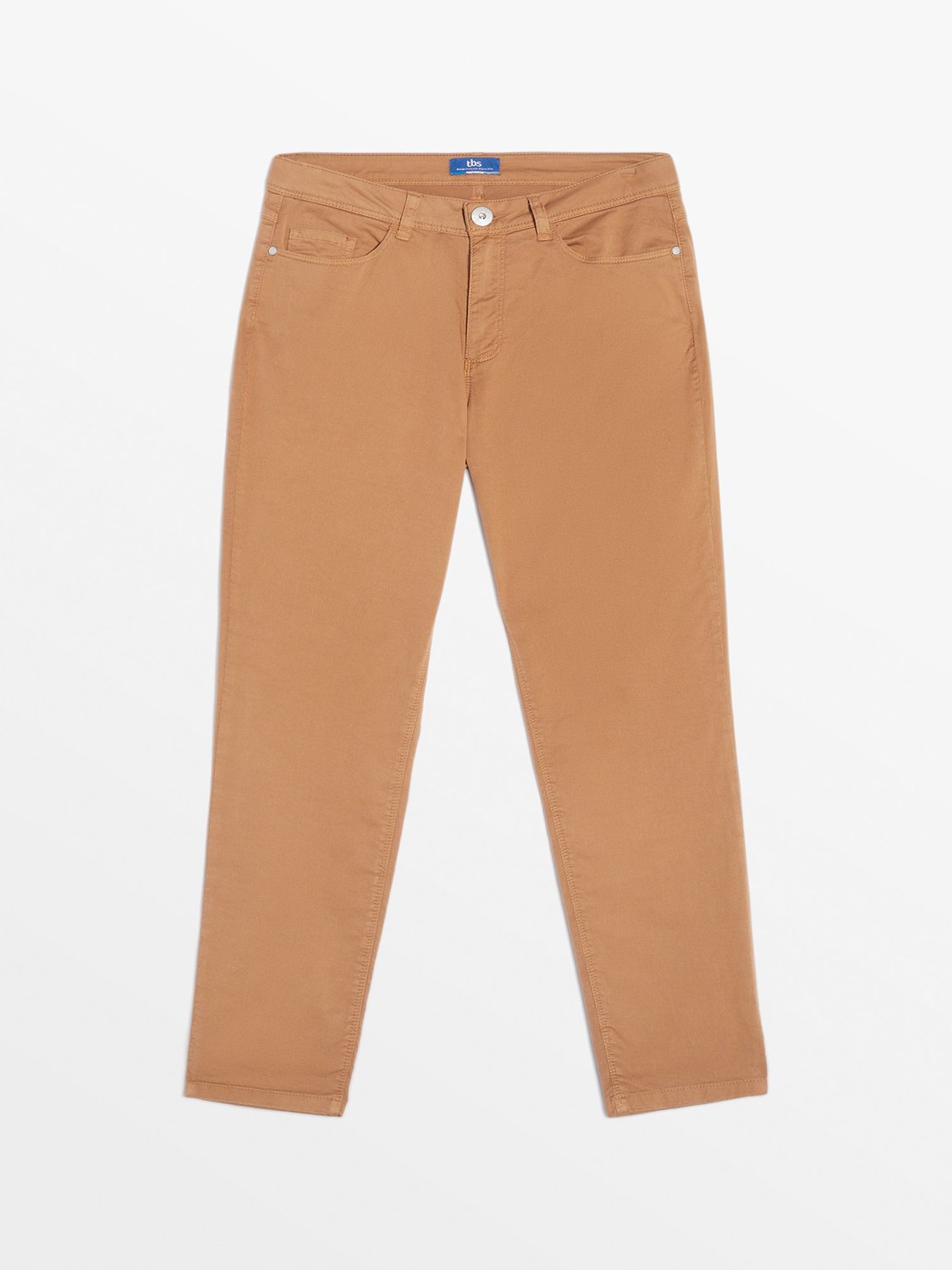 Pantalon Femme 7/8 Coton Bio Marron