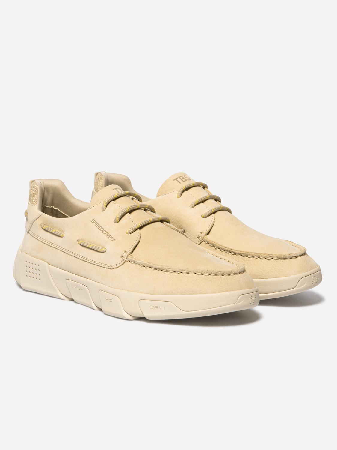 Chaussures bateau homme sable JAZZSEA