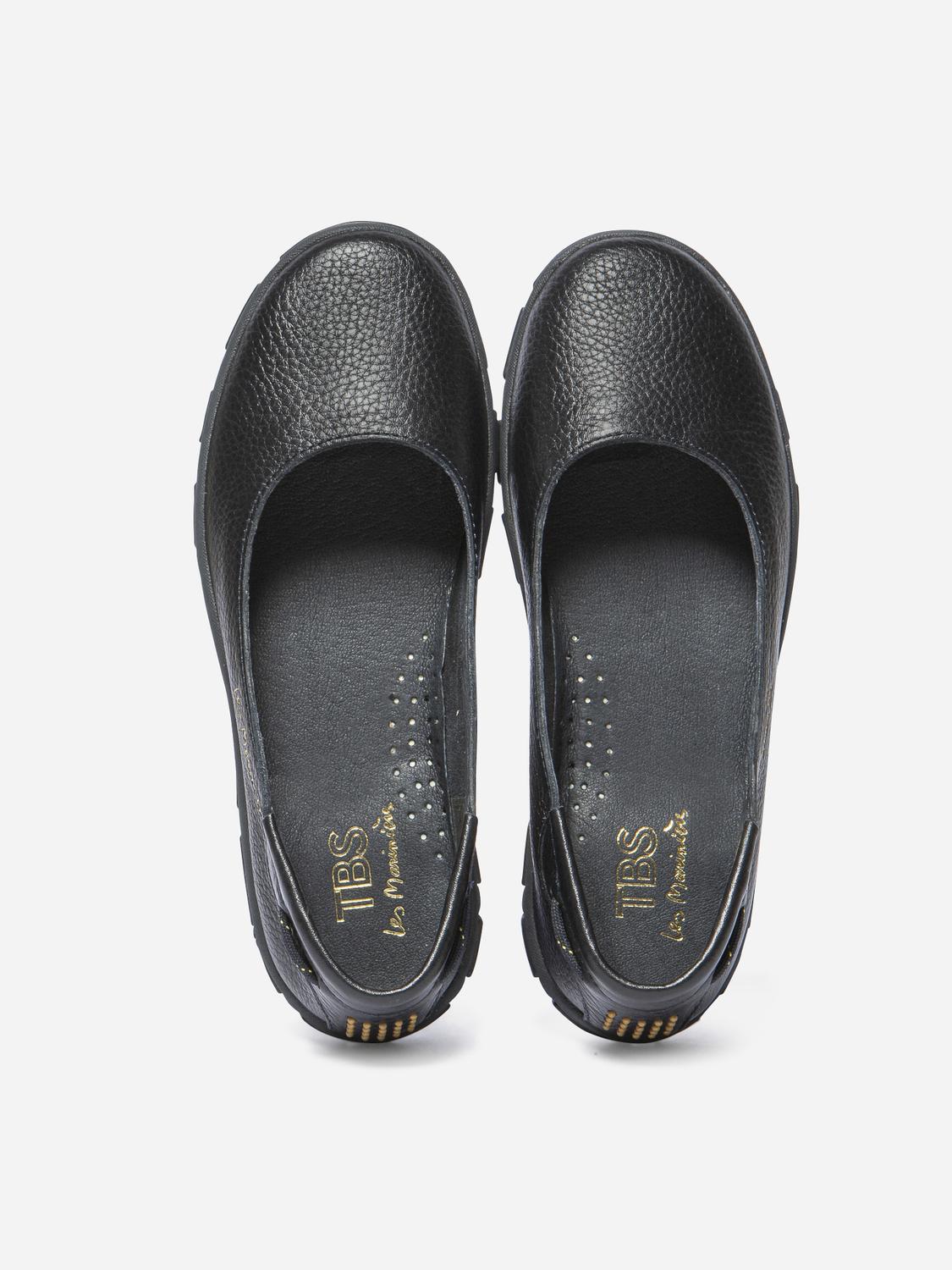 Ballerine femme cuir noir Ballerine femme cuir noir