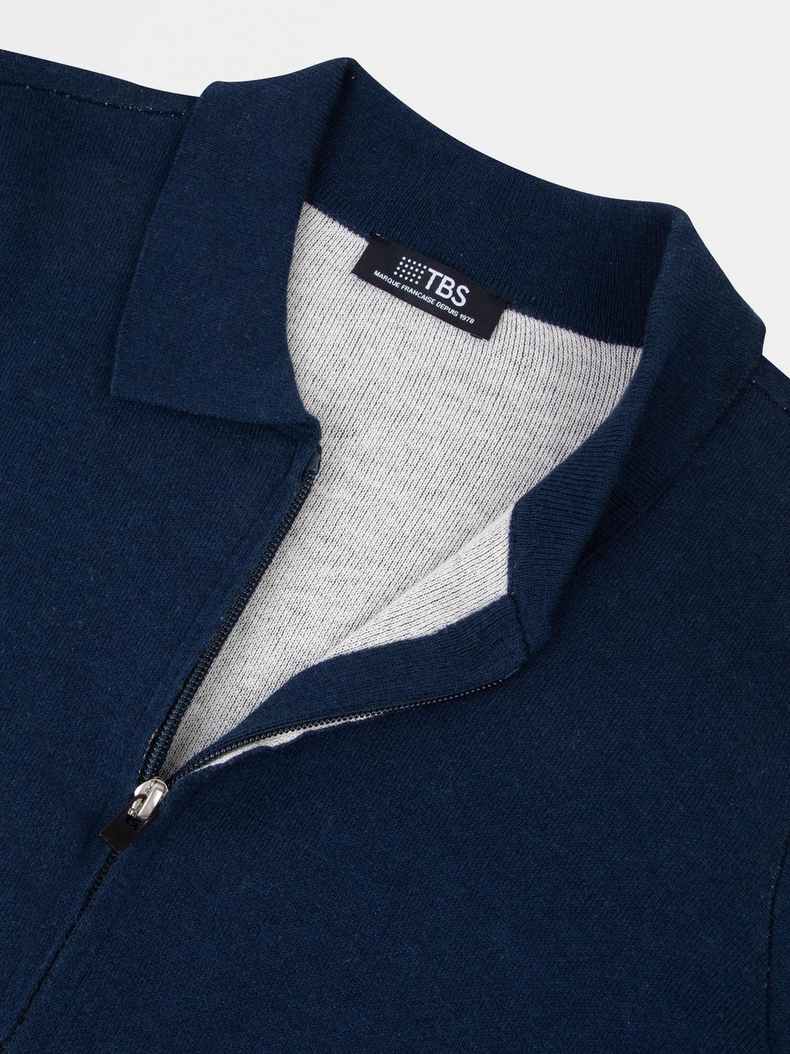 Gilet Marine Manches Longues Bleu PIARAGIL Gilet Marine Manches Longues Bleu PIARAGIL
