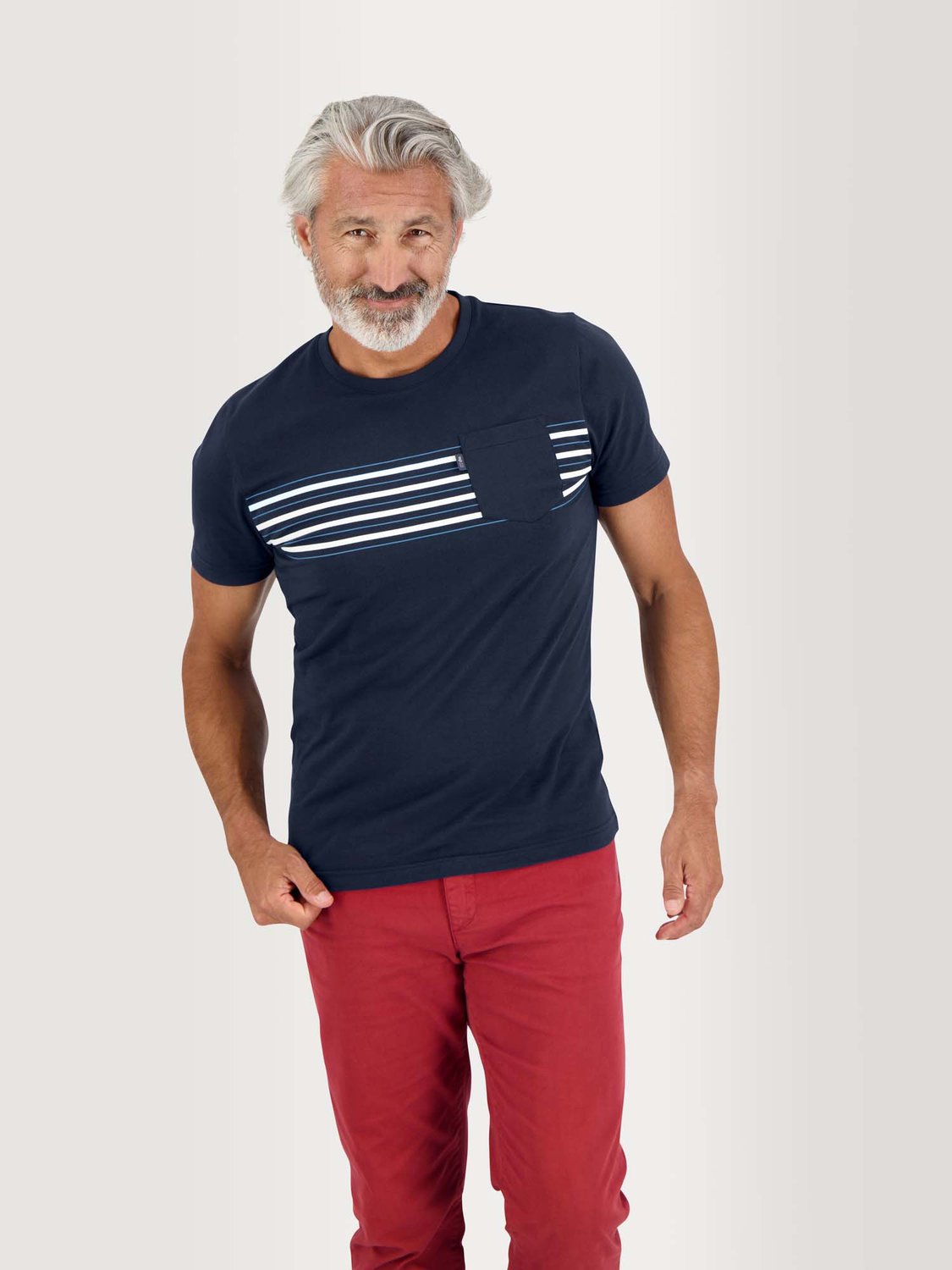 Tee Shirt Homme Coton Biologique Marine