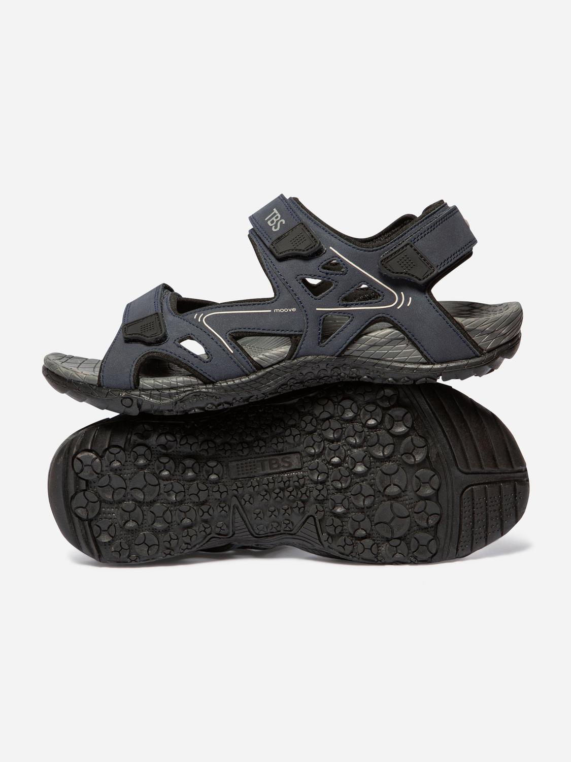 Sandales plates homme navy TREKMON