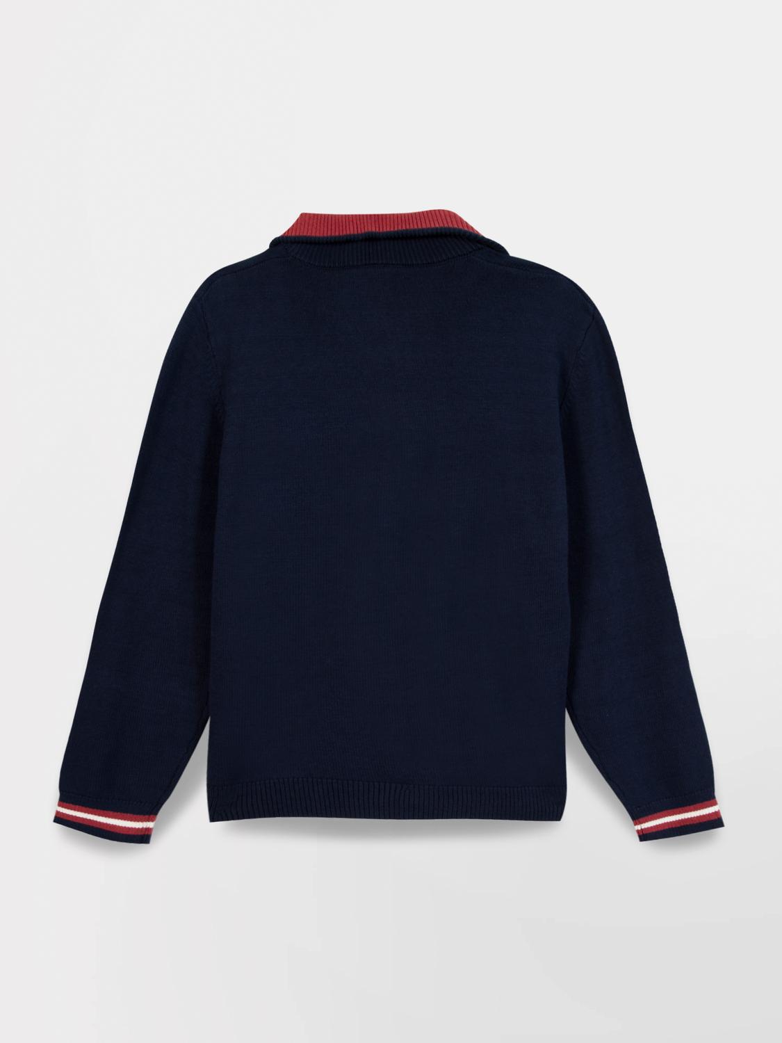 Pull Marine Manches Longues Bleu TATUMCAM Pull Marine Manches Longues Bleu TATUMCAM
