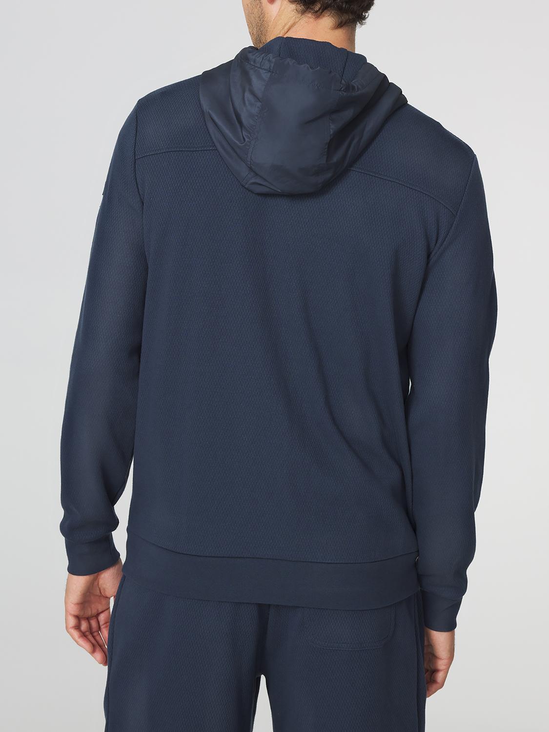 Sweat Homme Fermture Zippée Marine WOODYHOD