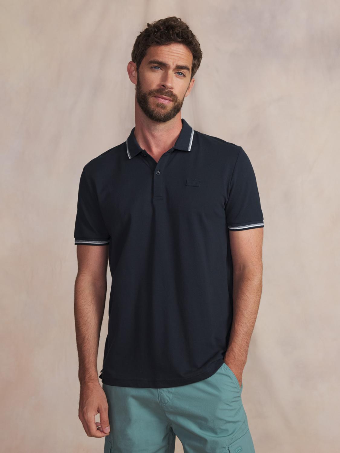Polo homme navy YVANEPOL