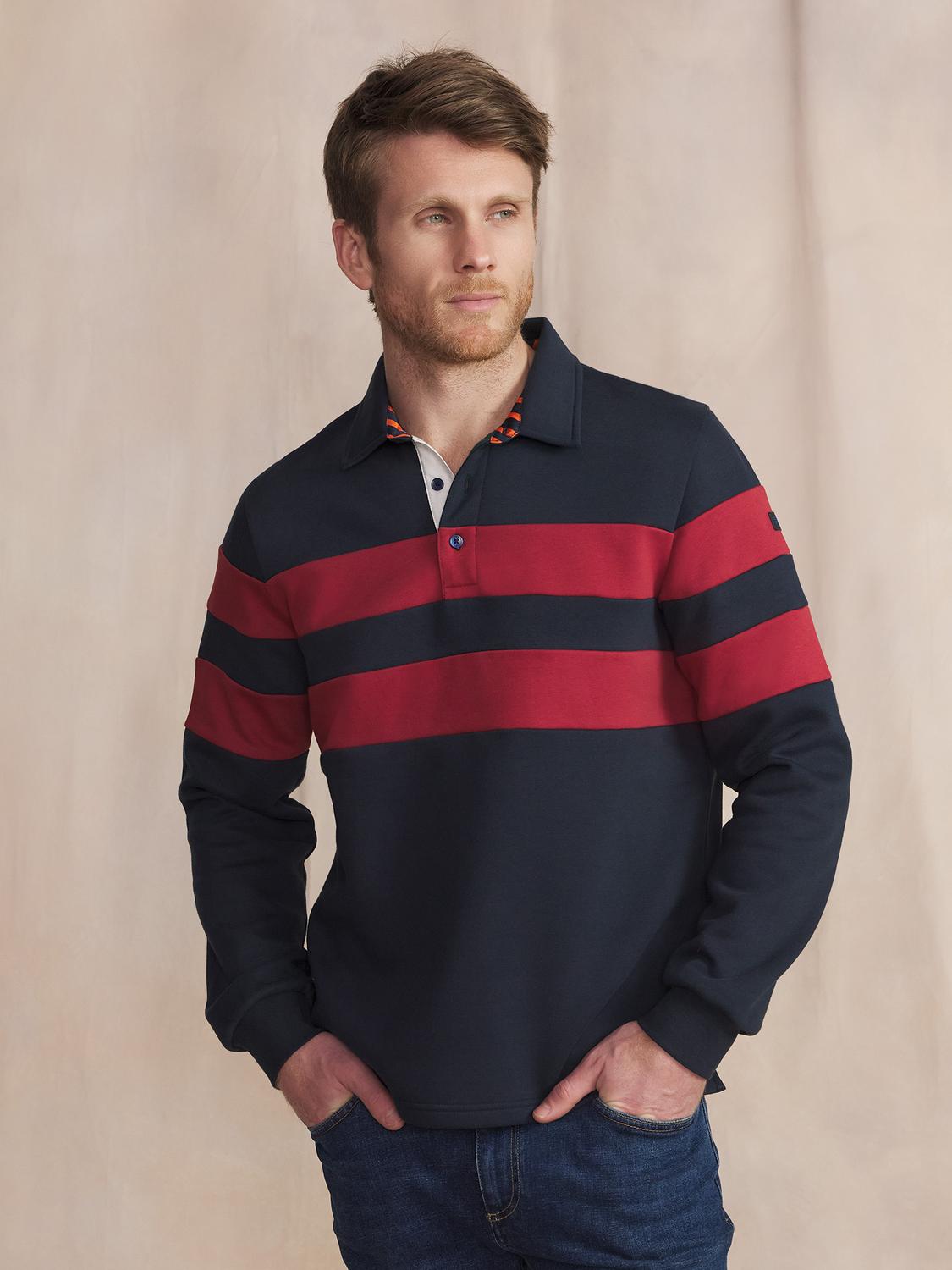 Sweat Marine Manches Longues Bleu RISLOCAM Sweat Marine Manches Longues Bleu RISLOCAM