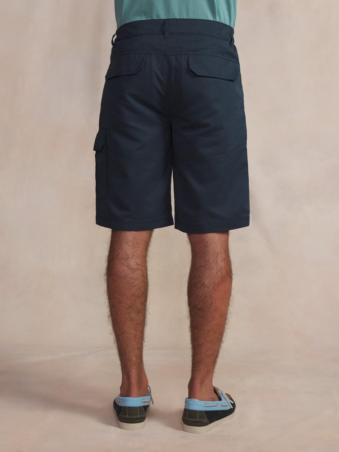 Bermuda Homme Ceinture Semi-élastiquée Marine FUPPABER