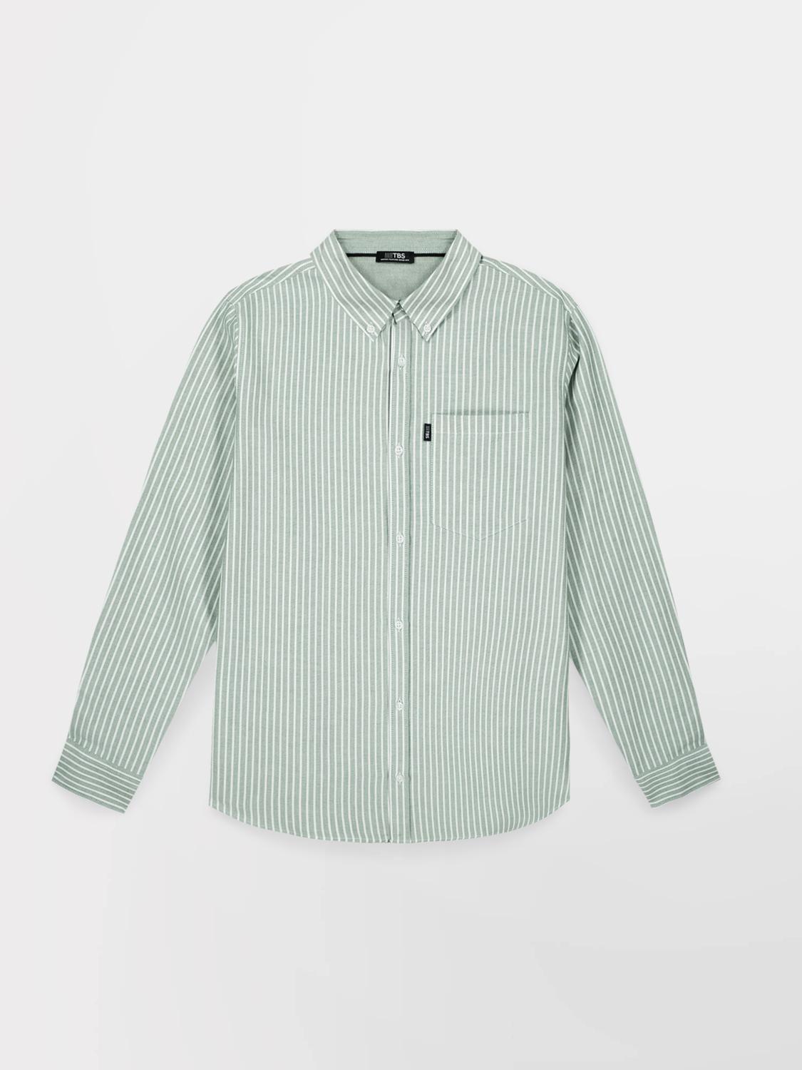 Chemise Trefle Manches Longues Vert RHAVICHE Chemise Trefle Manches Longues Vert RHAVICHE