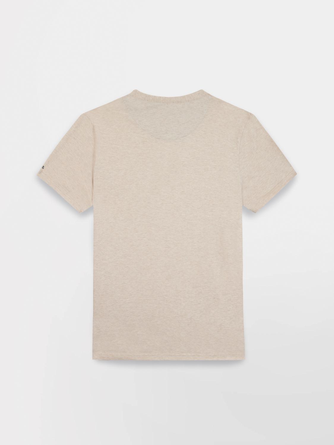 Tee-shirt en maille homme beige chine BLAKETEE