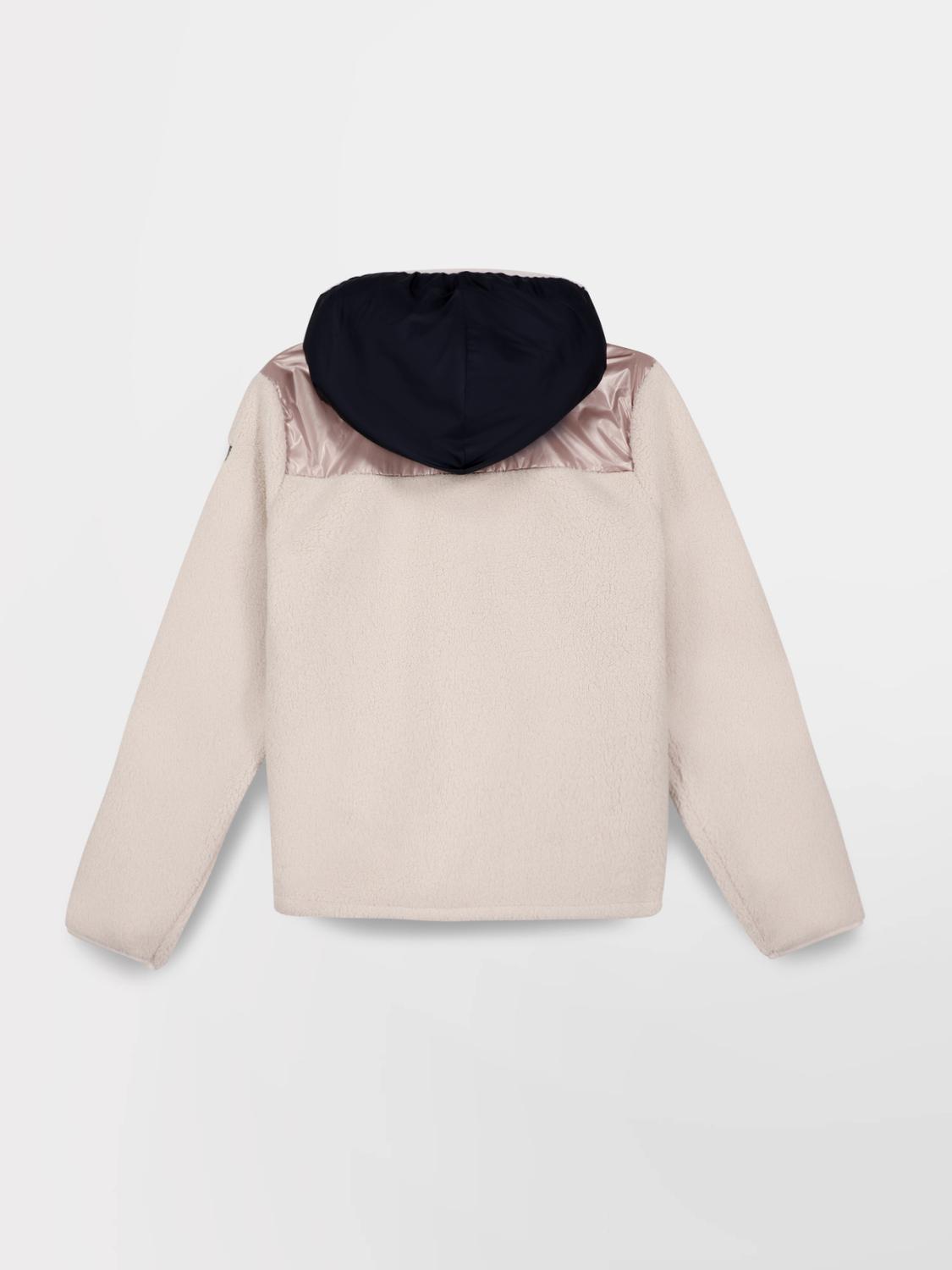 Blouson Ecru Manches Longues Sherpa PAULAZIP Blouson Ecru Manches Longues Sherpa PAULAZIP