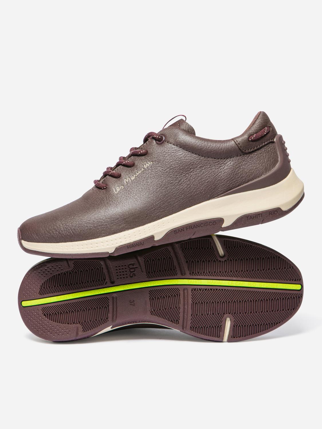 Running Femme Doublée Textile Cuir Synagot JAZZRUN