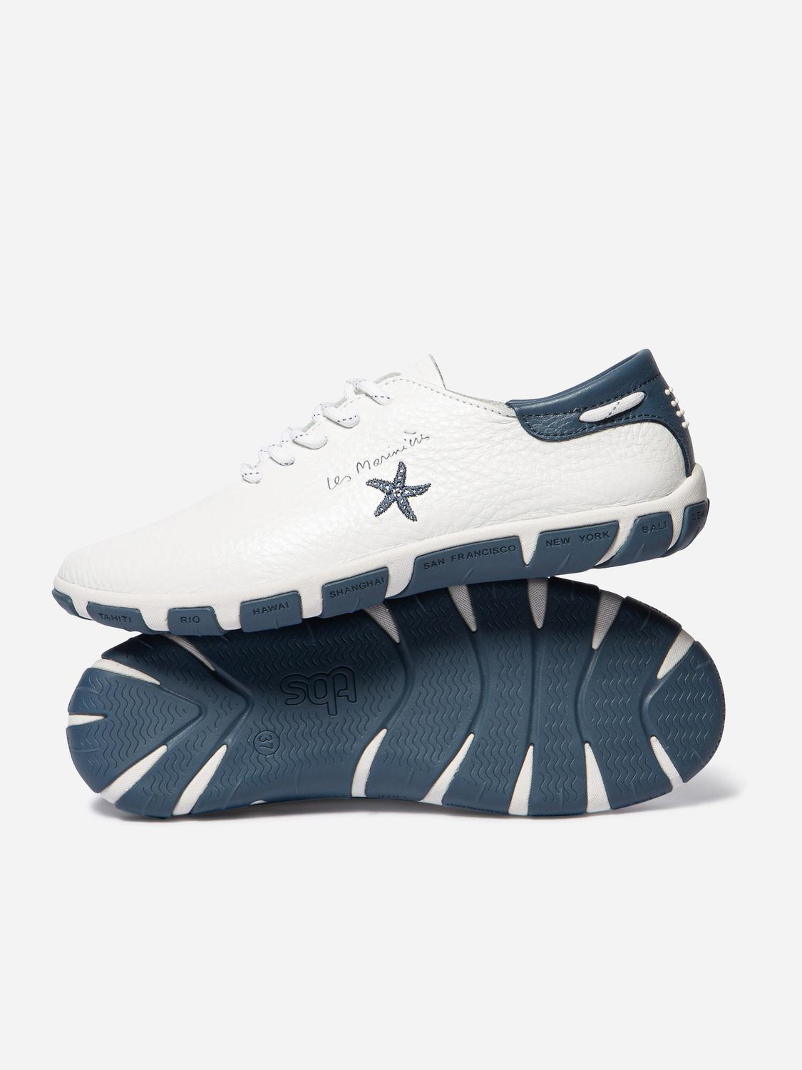 Tennis en cuir femme regate etoile JAZARU