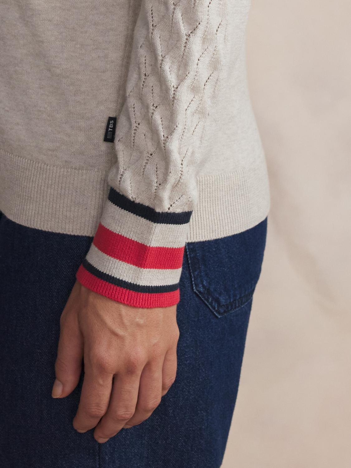 Pull femme ecru XELLAVER