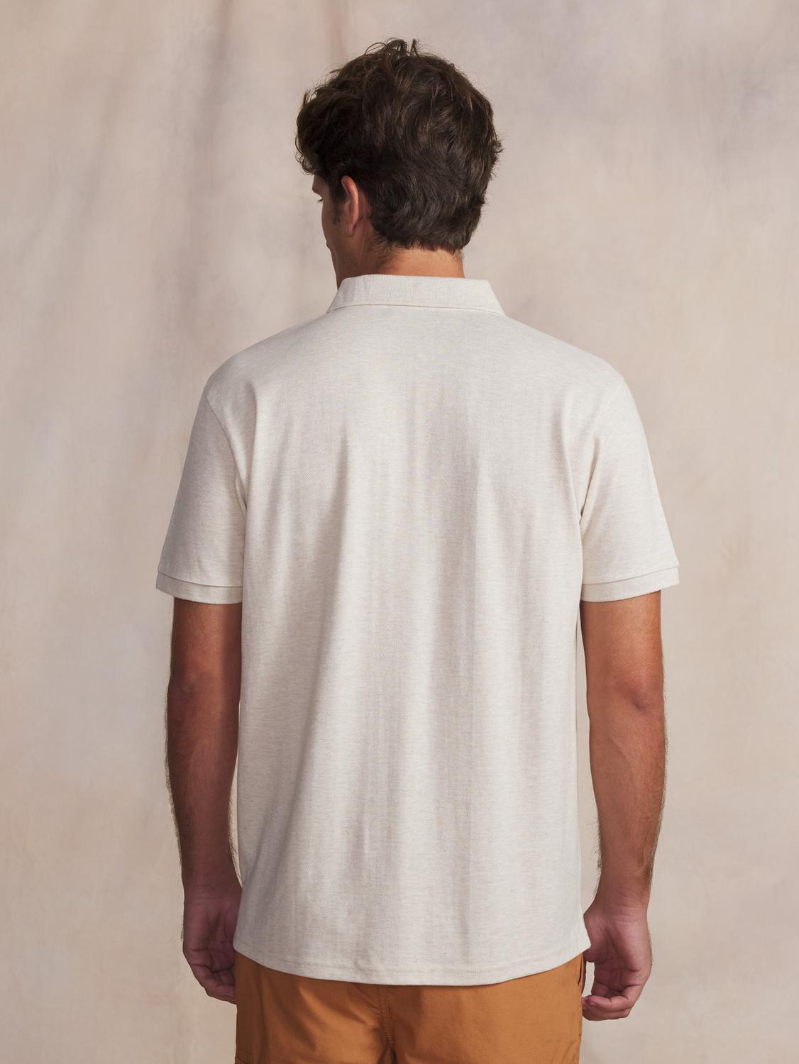 Polo homme beige chine LICIOPOL