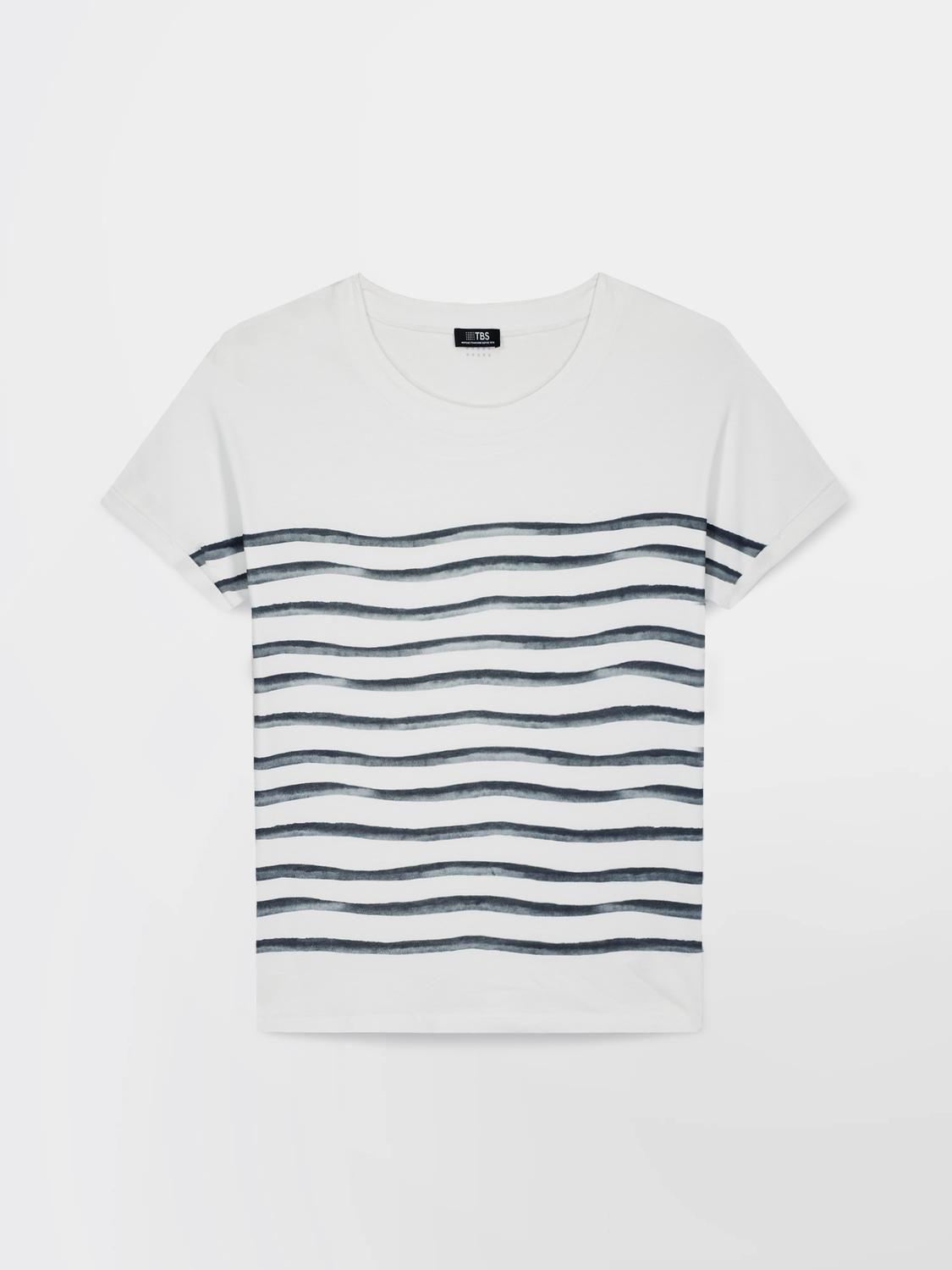 Tee-shirt en maille femme navy OXANATEE