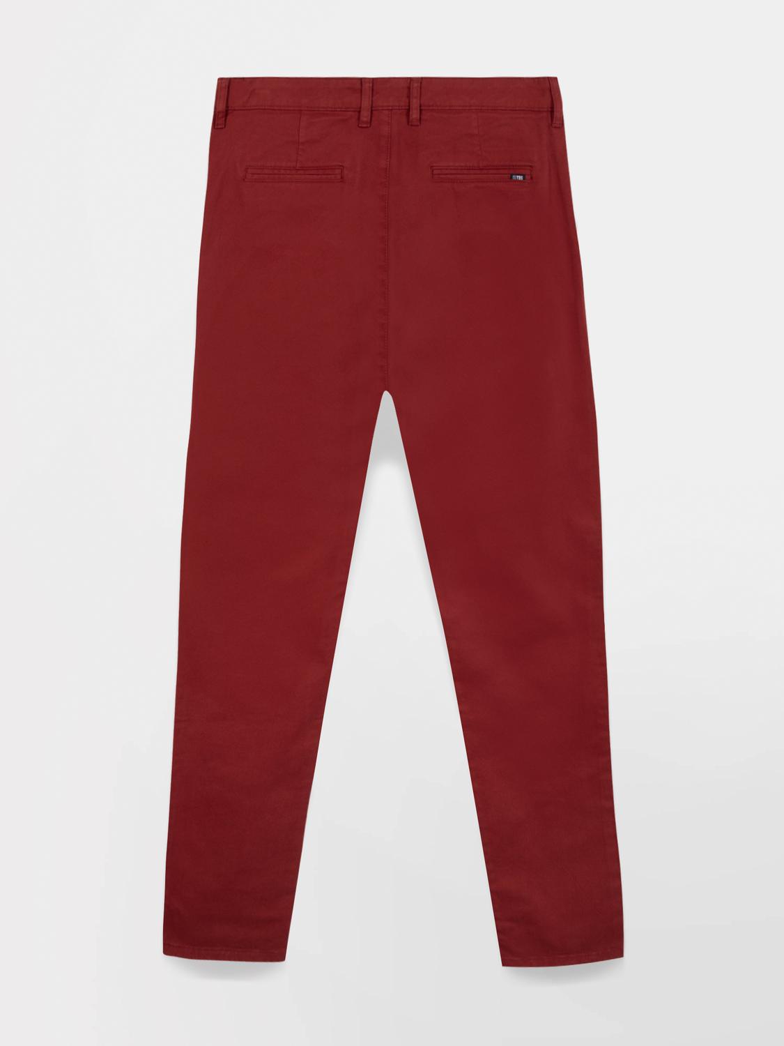 Pantalon Chino Homme Coton Recyclé Rouge FILAOFAN Pantalon Chino Homme Coton Recyclé Rouge FILAOFAN