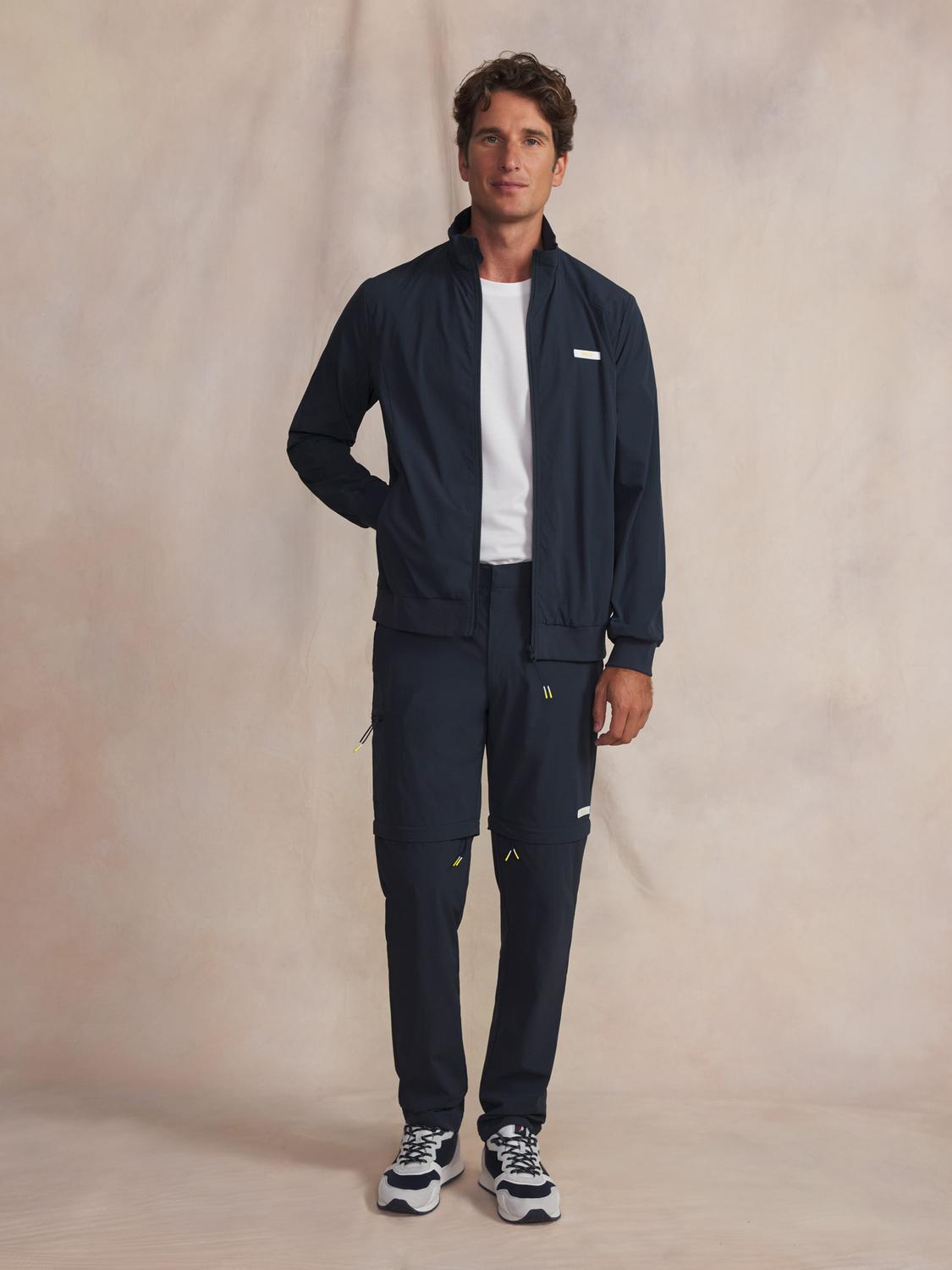 Sweat homme navy USAINZIP