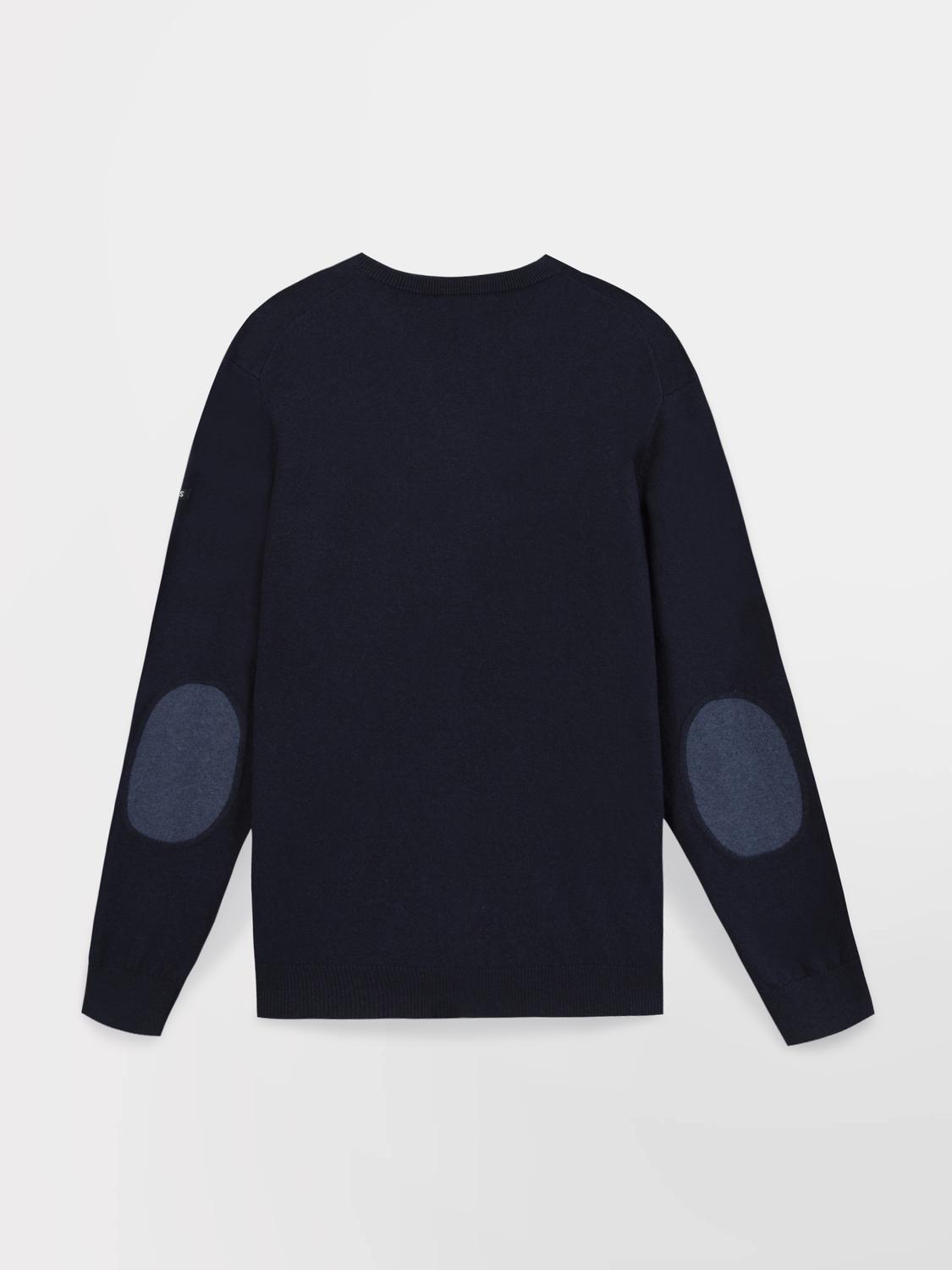 Pull Marine Manches Longues Bleu MALIKVER