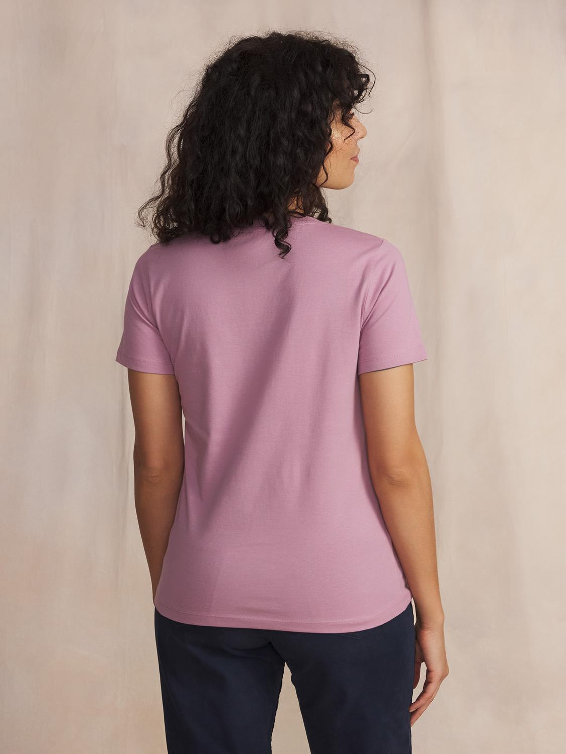 Tee Shirt Pivoine Manches Courtes Rouge MELBATEE Tee Shirt Pivoine Manches Courtes Rouge MELBATEE