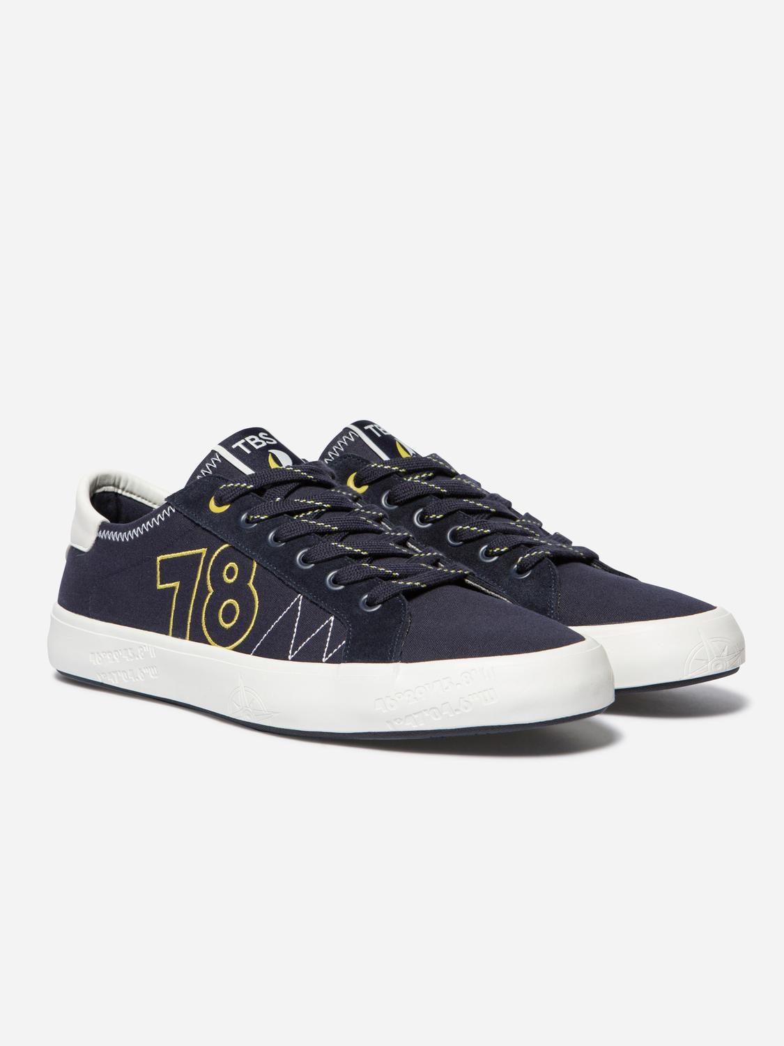 Men's canvas sneakers Navy ALLBOAT