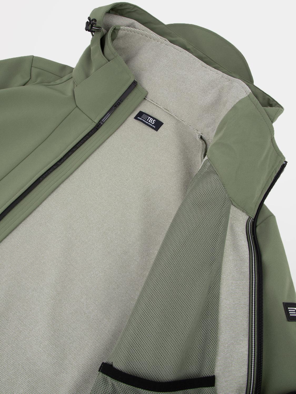 Manteau Long Homme Déperlant Vert HELNYLON